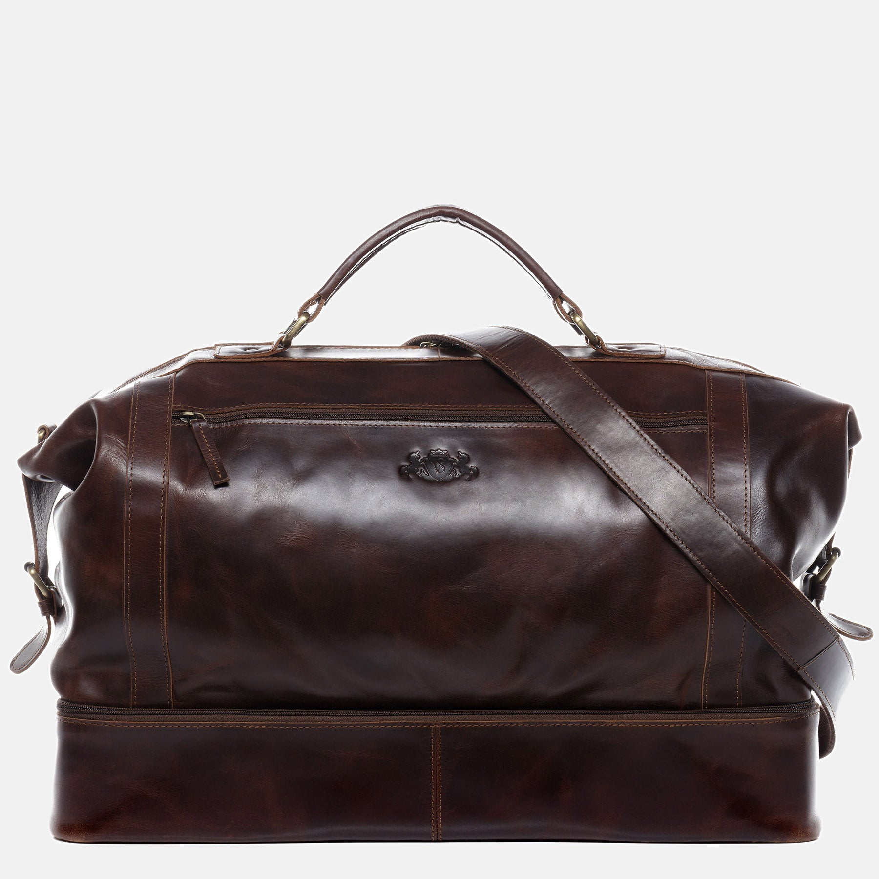 Weekender KINGSTON Natur-Leder braun