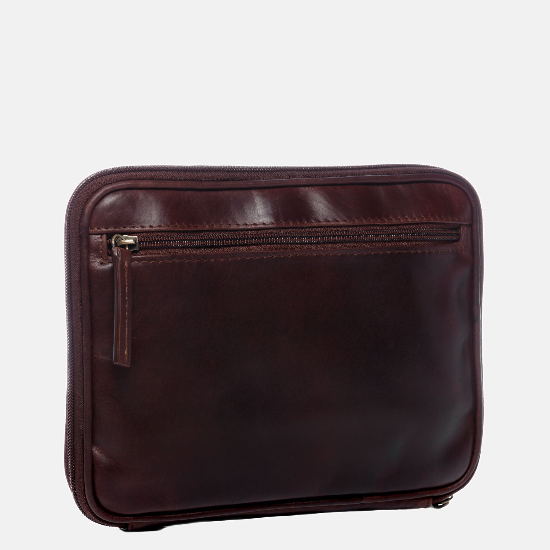 Organizer Tablet Reise JOONEY iPad Naturleder braun-cognac