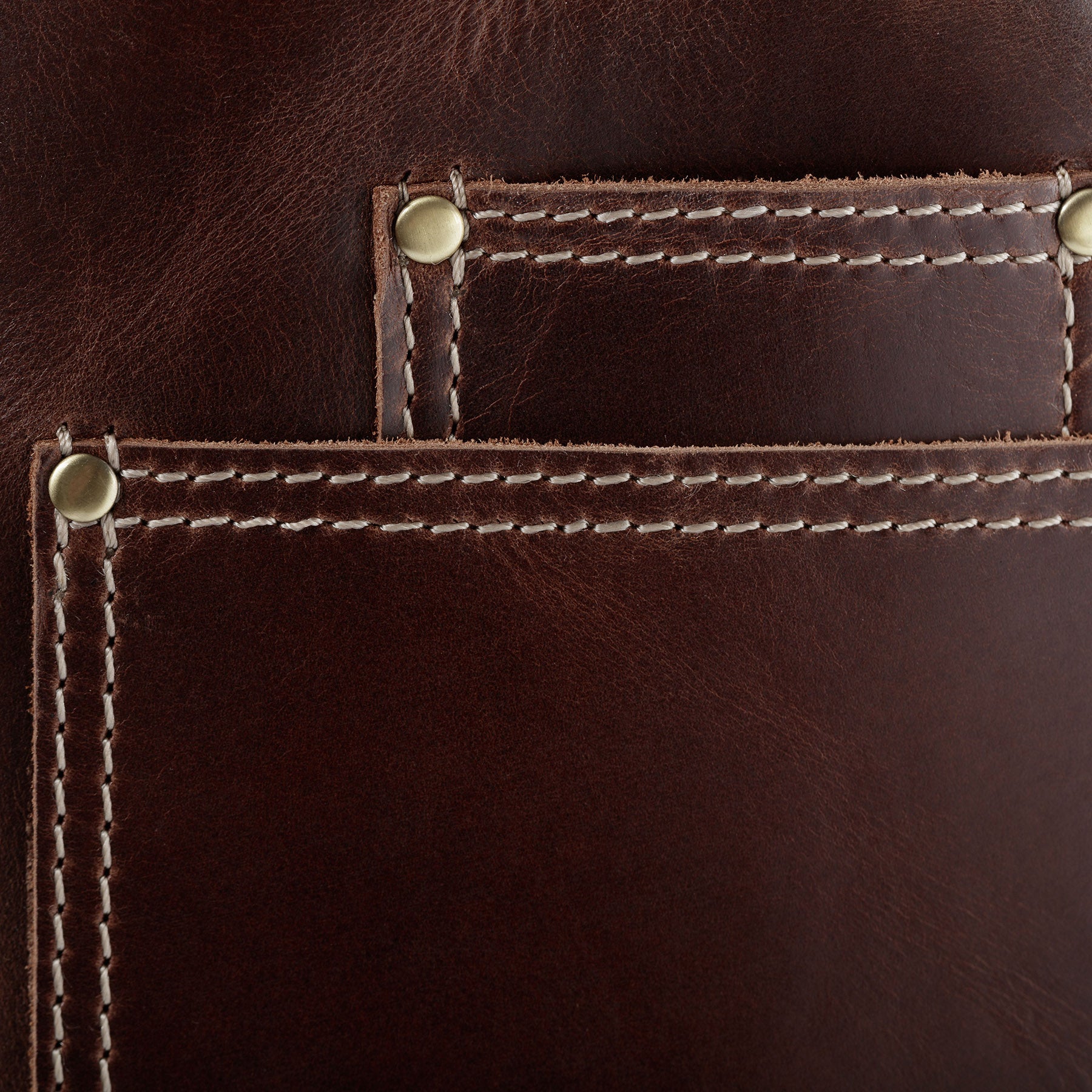 Lederschürze DEAN Naturleder braun-cognac