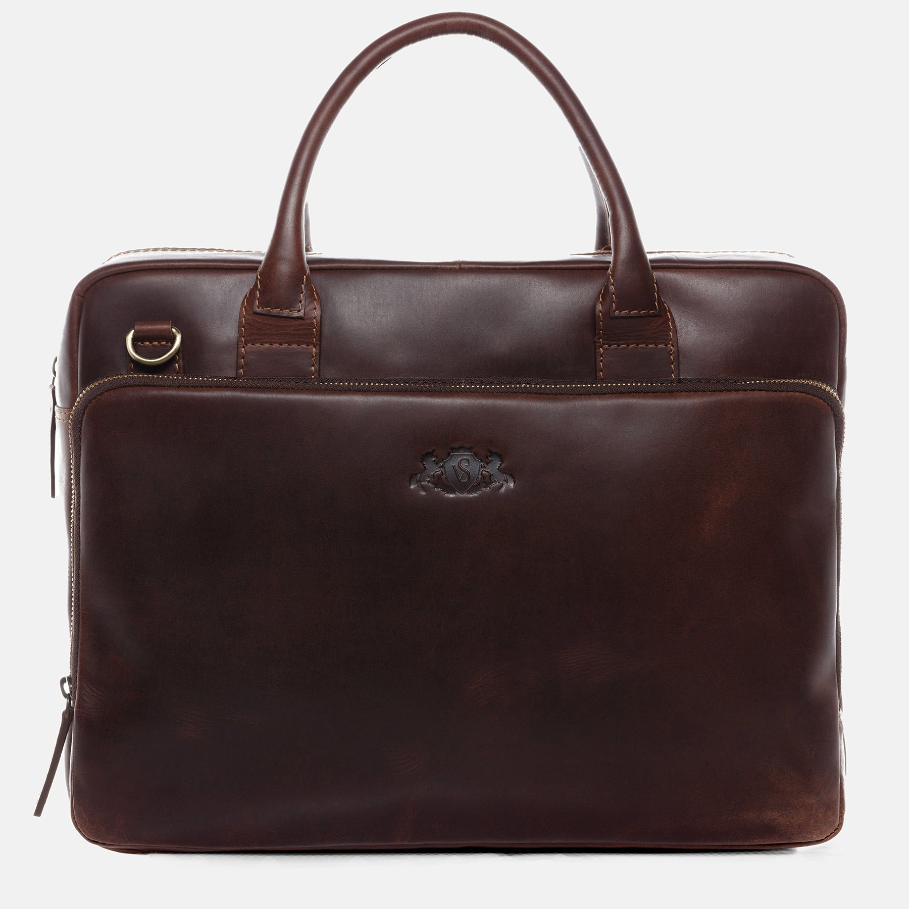 Laptoptasche RYAN Natur-Leder braun