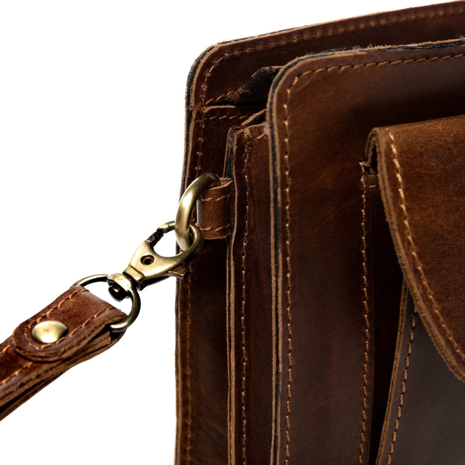 SID & VAIN wristbag CORNWALL braun-cognac 11118