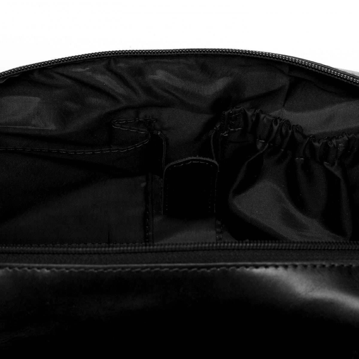 SID & VAIN Kulturbeutel Leder BRISTOL schwarz 12050