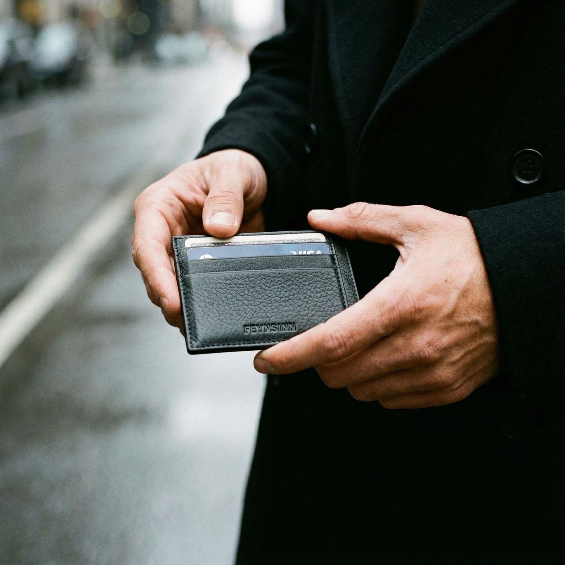 Kartenhalter RUE Leder