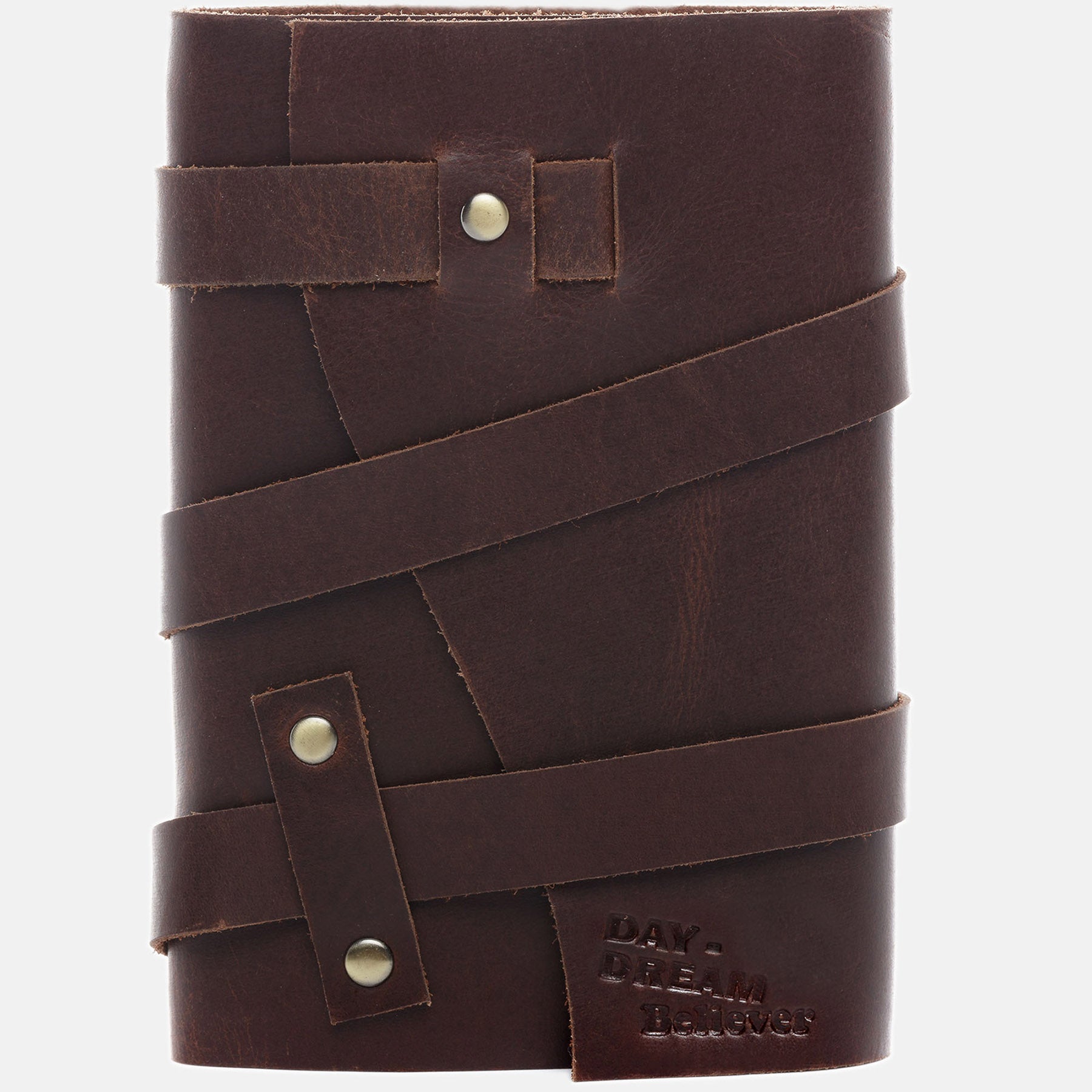 🎁 Notizbuch DAYDREAM BELIEVER Naturleder braun-cognac (100% off)