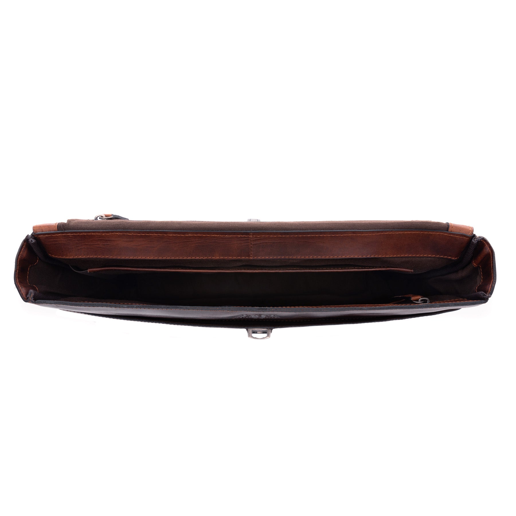 SID & VAIN Arbeitstasche Leder ADRIAN dunkelbraun 45651