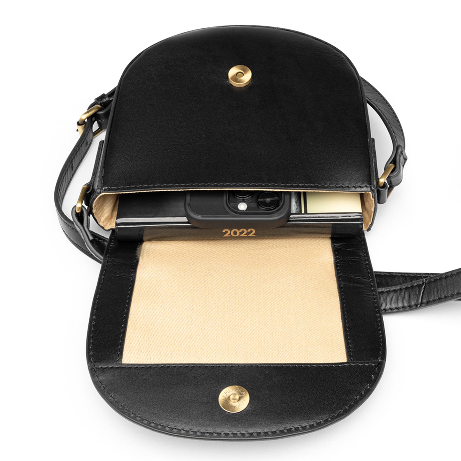 TRISH Glatt schwarz M Innen