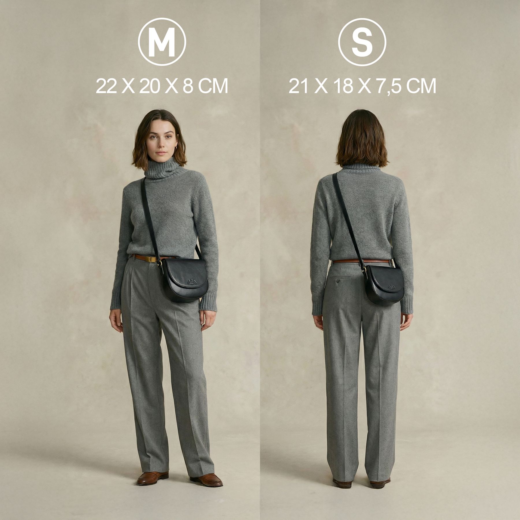 Umhängetasche TRISH echt Leder