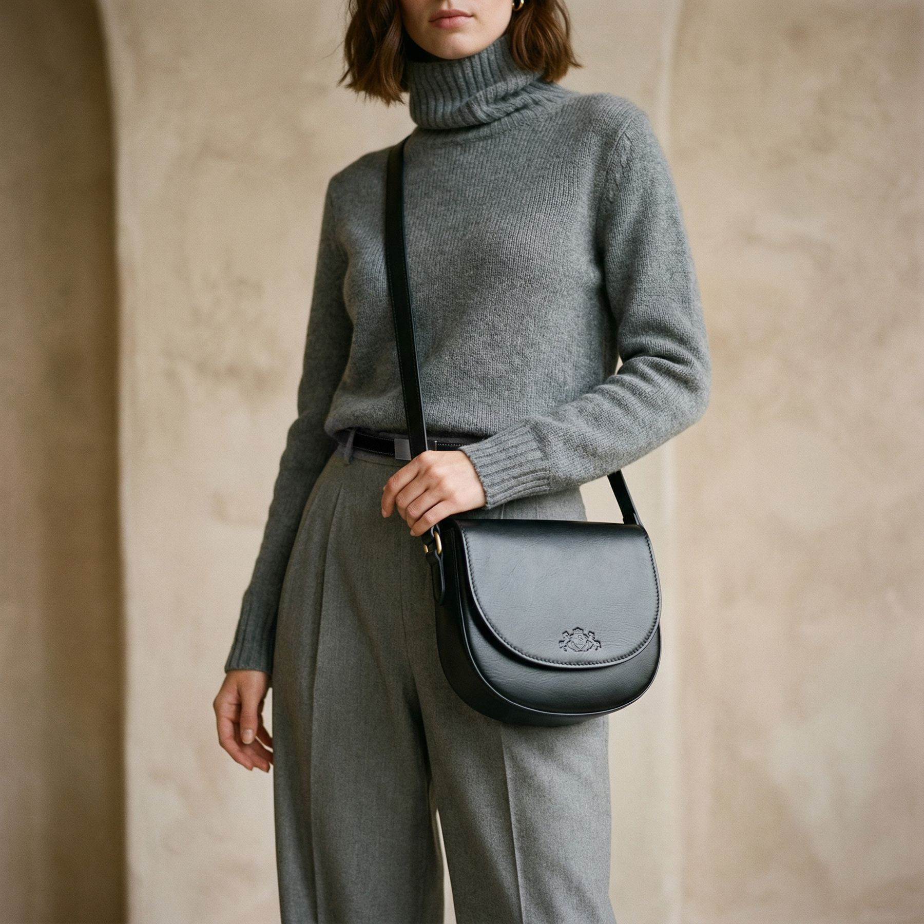 Umhängetasche TRISH echt Leder