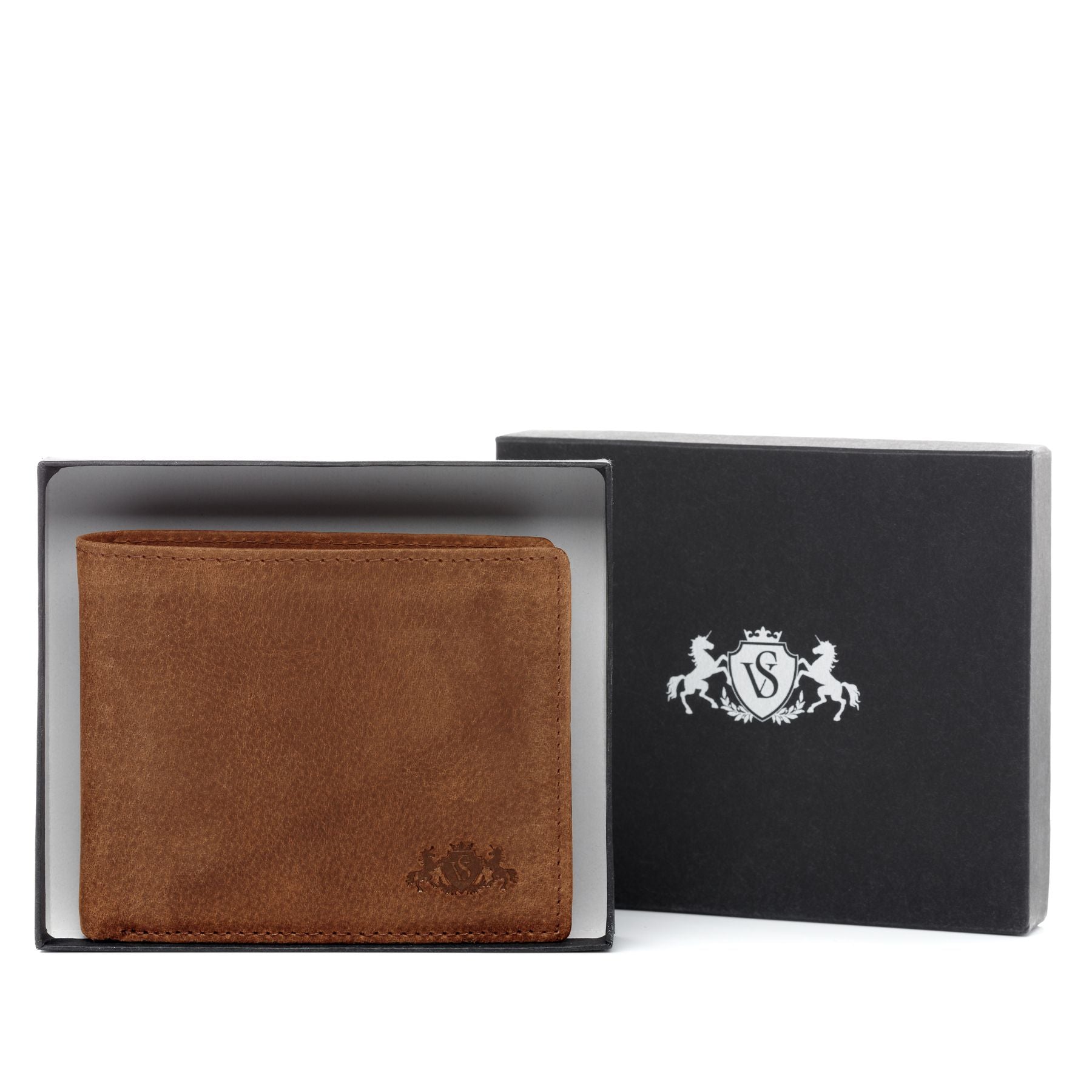 SID & VAIN Geldbeutel Leder JACK light-cognac 23627