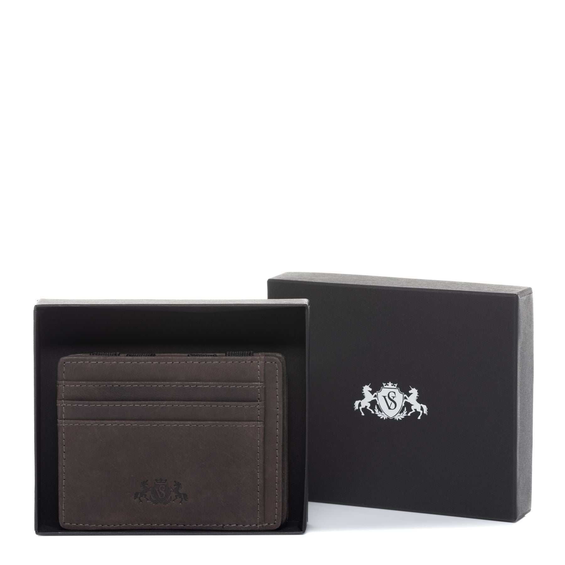 SID & VAIN Kartenhalter Leder STAN braun Kartenetui 36593