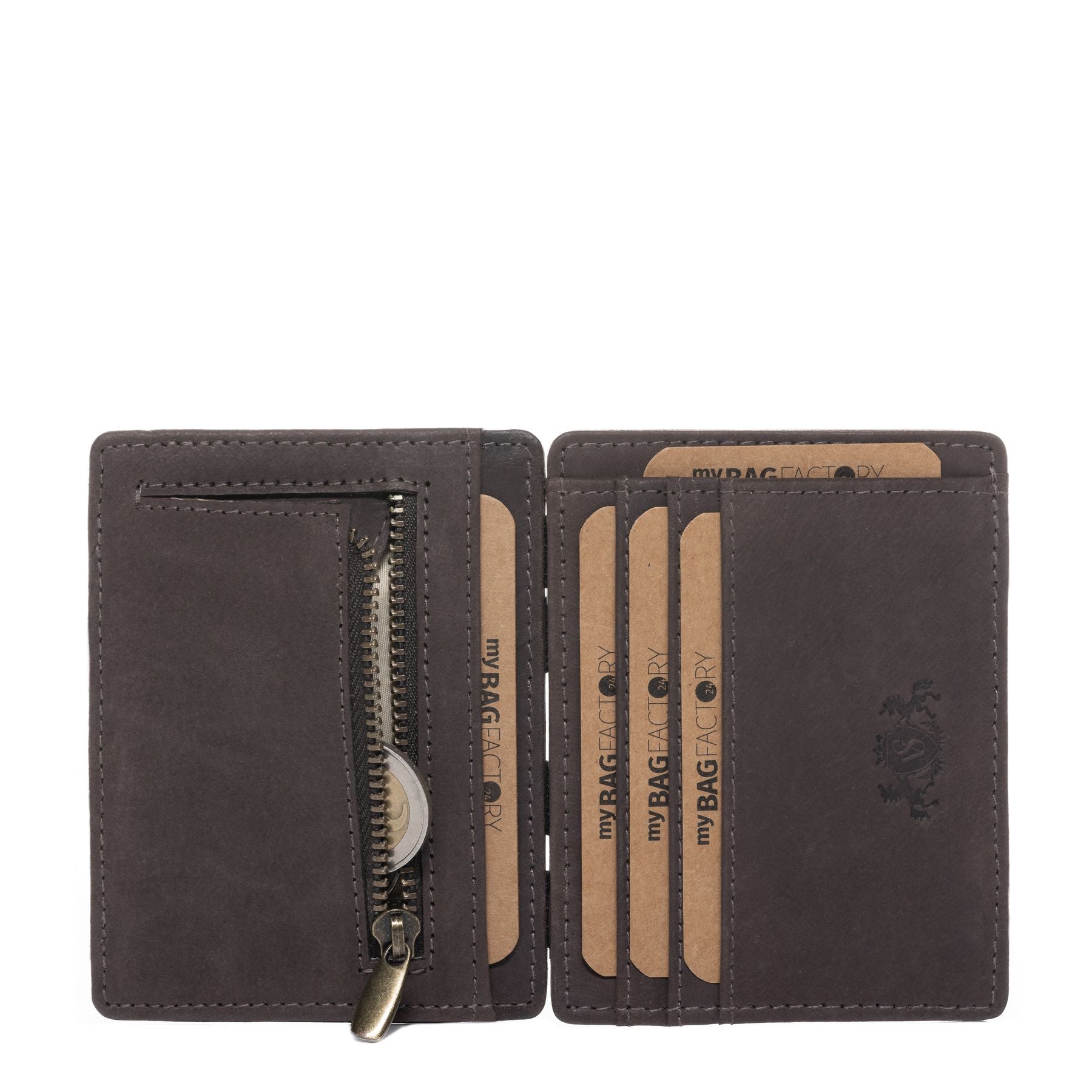 SID & VAIN Kartenhalter Leder STAN braun Kartenetui 36596