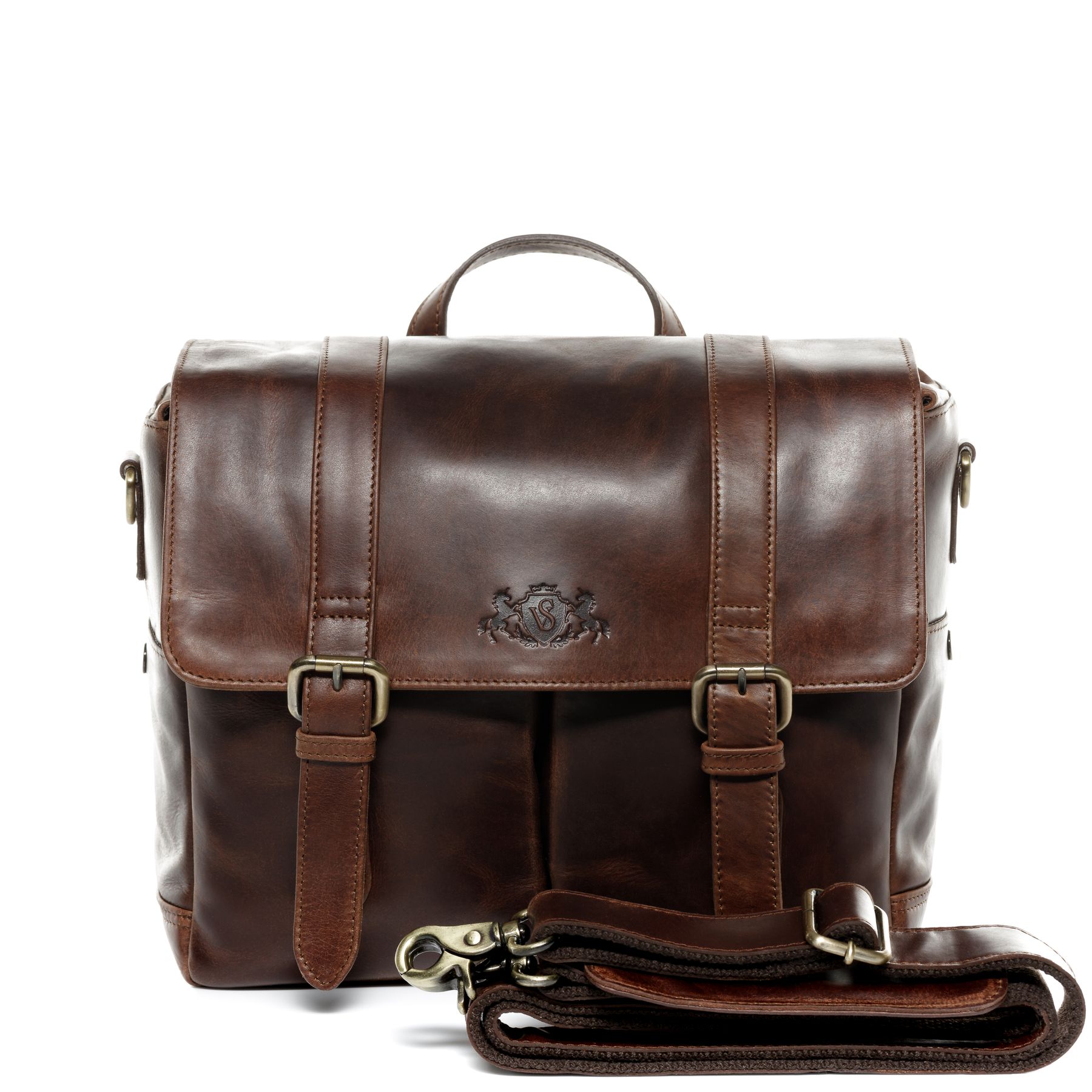 SID & VAIN Kameratasche HEATHROW braun-cognac 27650