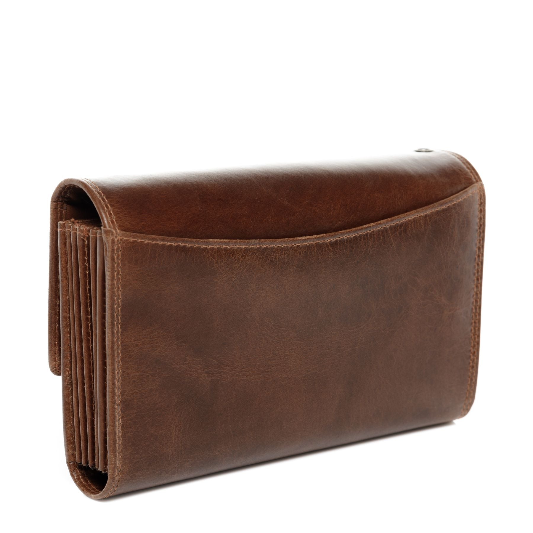 SID & VAIN Kellner Geldbeutel Leder LOU light-brown 31777