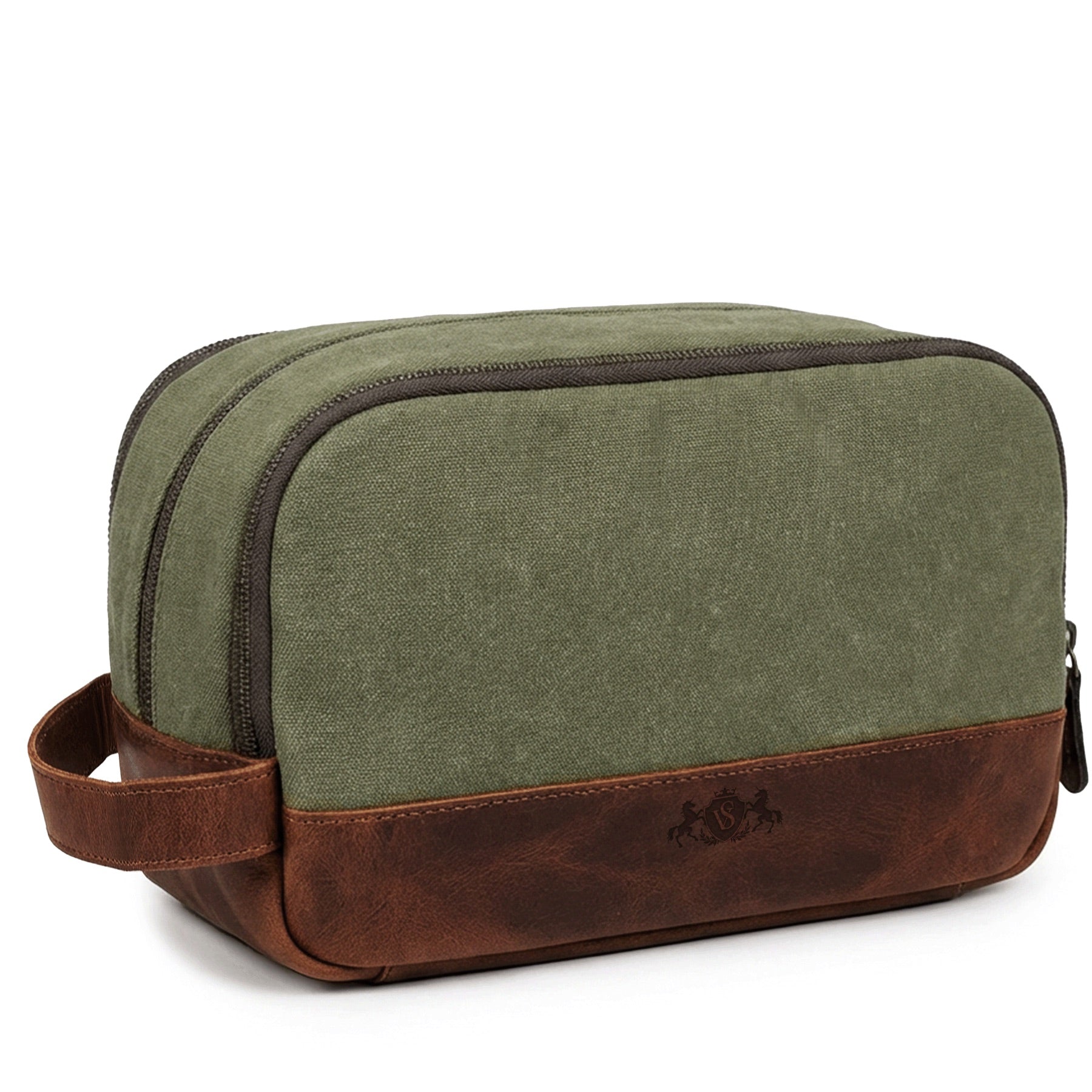 6047-SID & VAIN wash - M - H-91 - BEAU olive-brown CANVAS-PULL-UP-gallerie