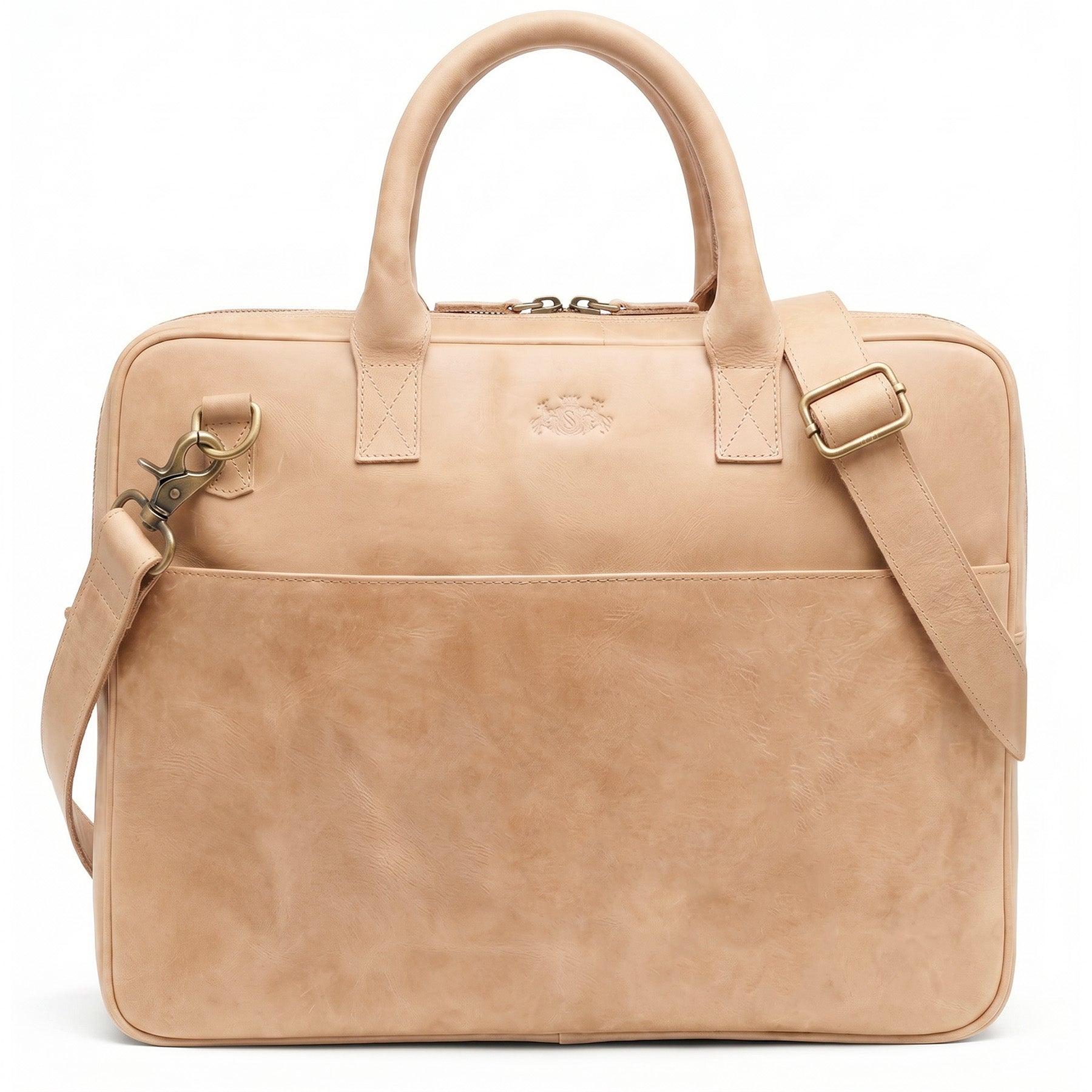 Laptoptasche DIXON Natur-Leder braun