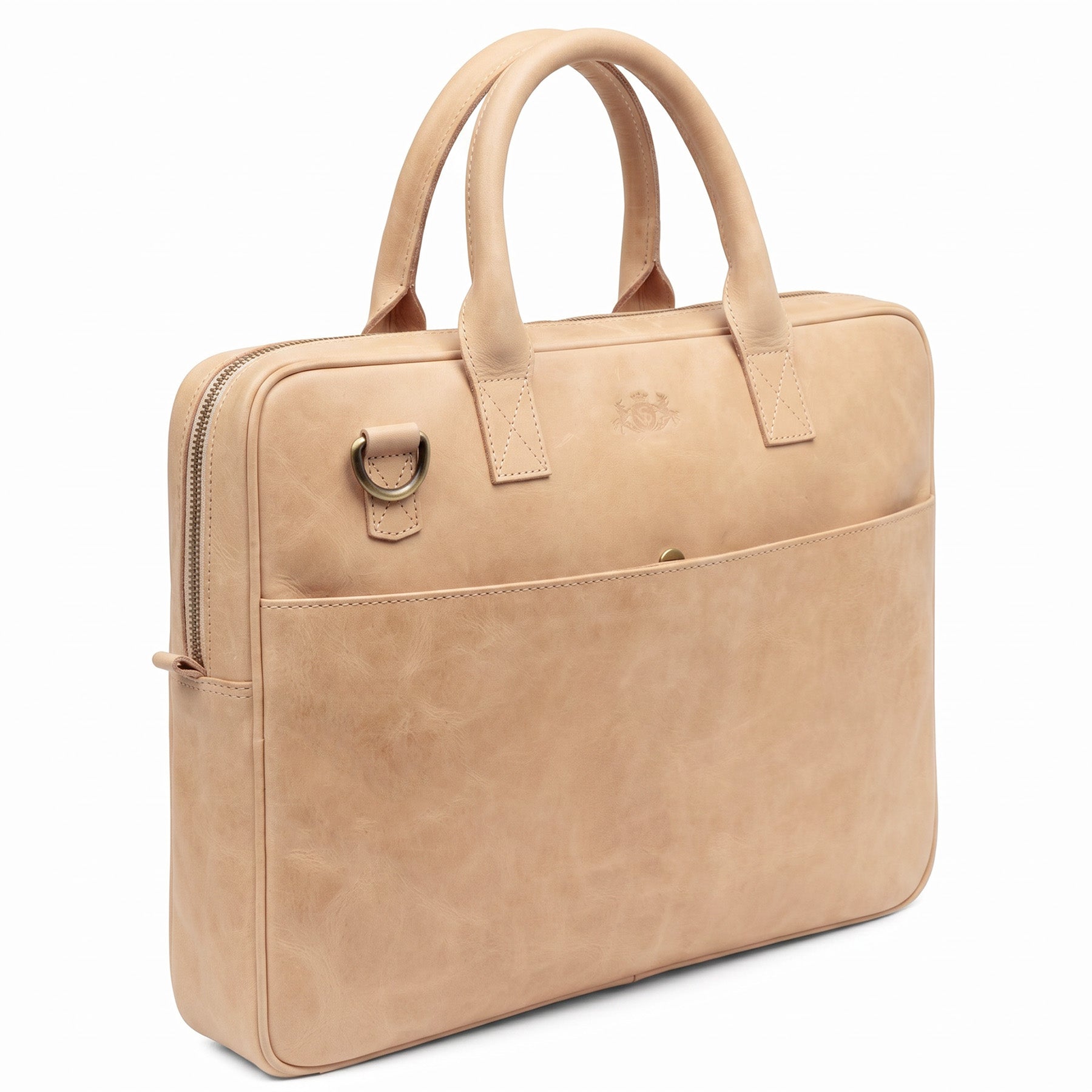 Laptoptasche DIXON Natur-Leder braun