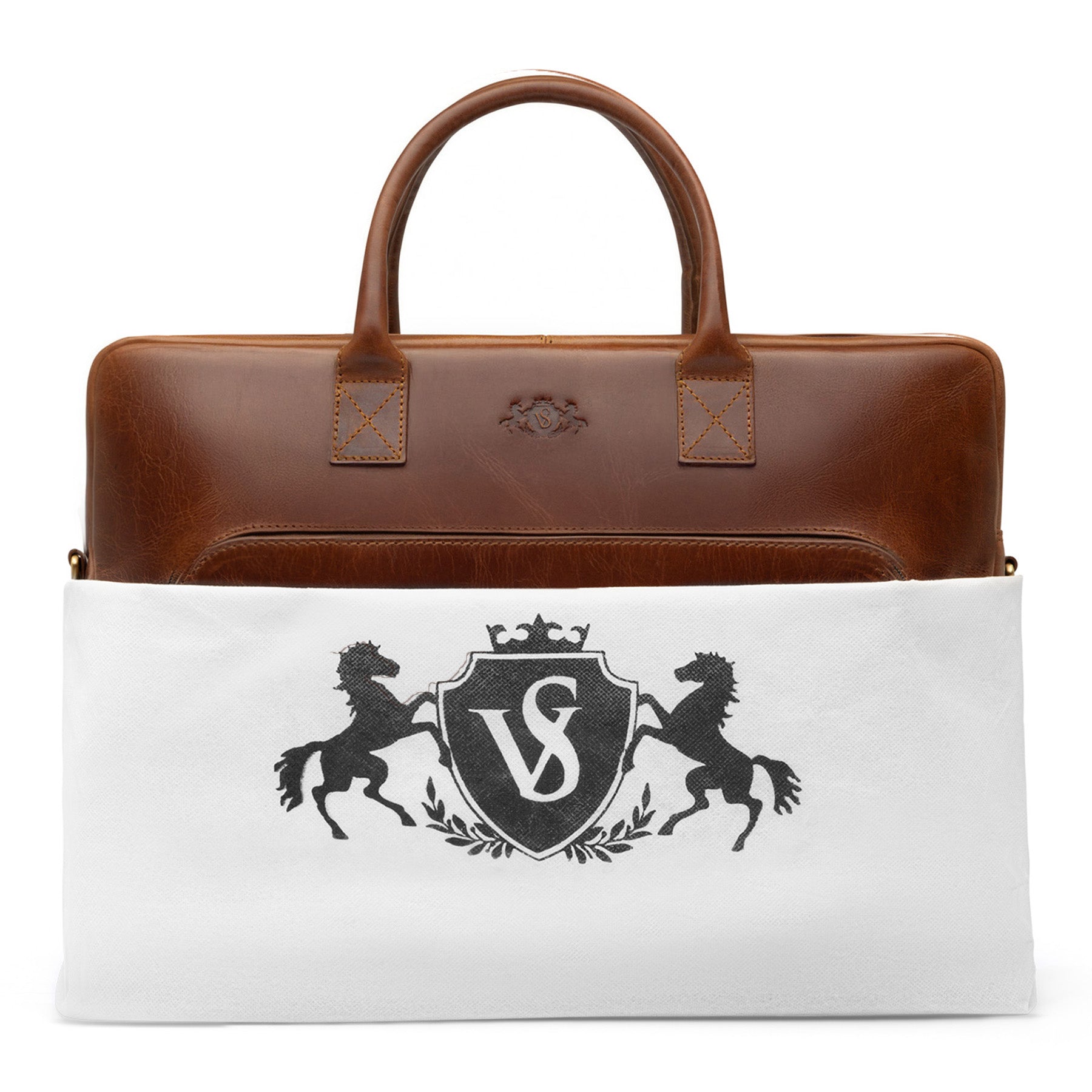 Aktentasche mit Frontfach 17" Harvey braun