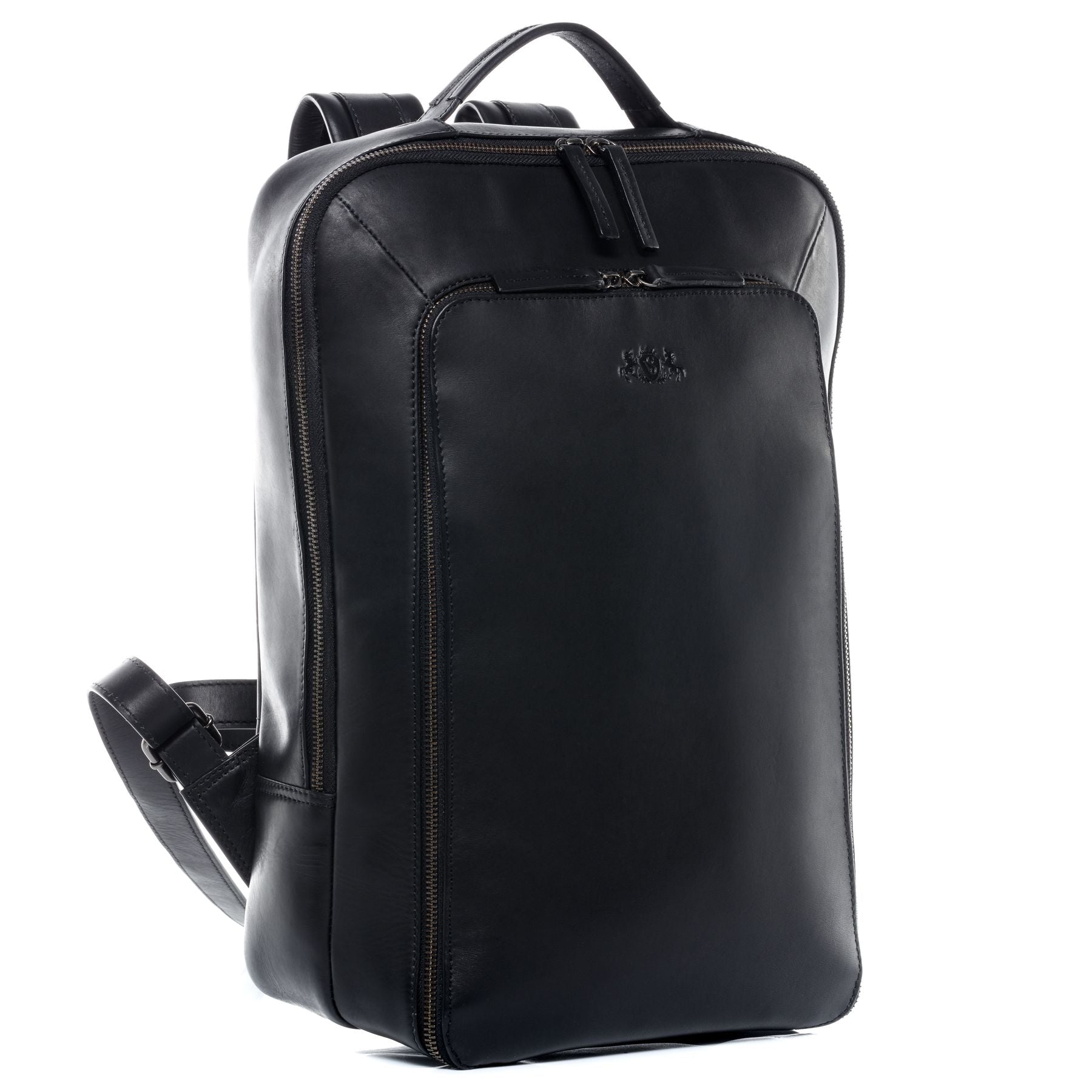 SID & VAIN Rucksack Leder DYLAN schwarz 20529