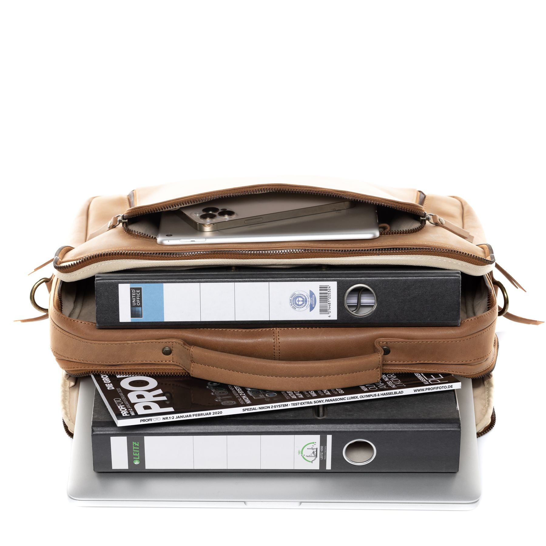 Laptoptasche CHELSEA Büffelleder
