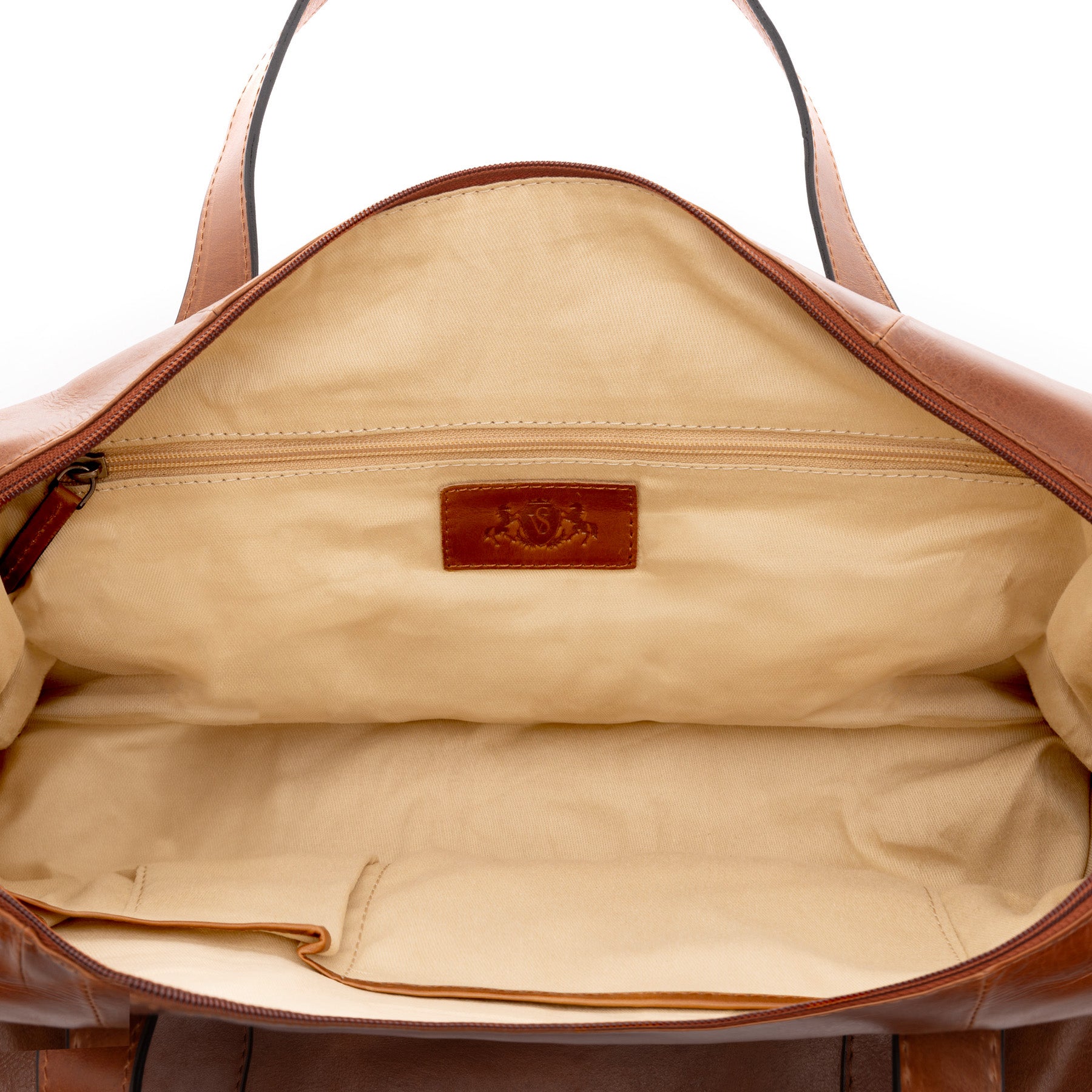 Weekender AUBURN Natur-Leder
