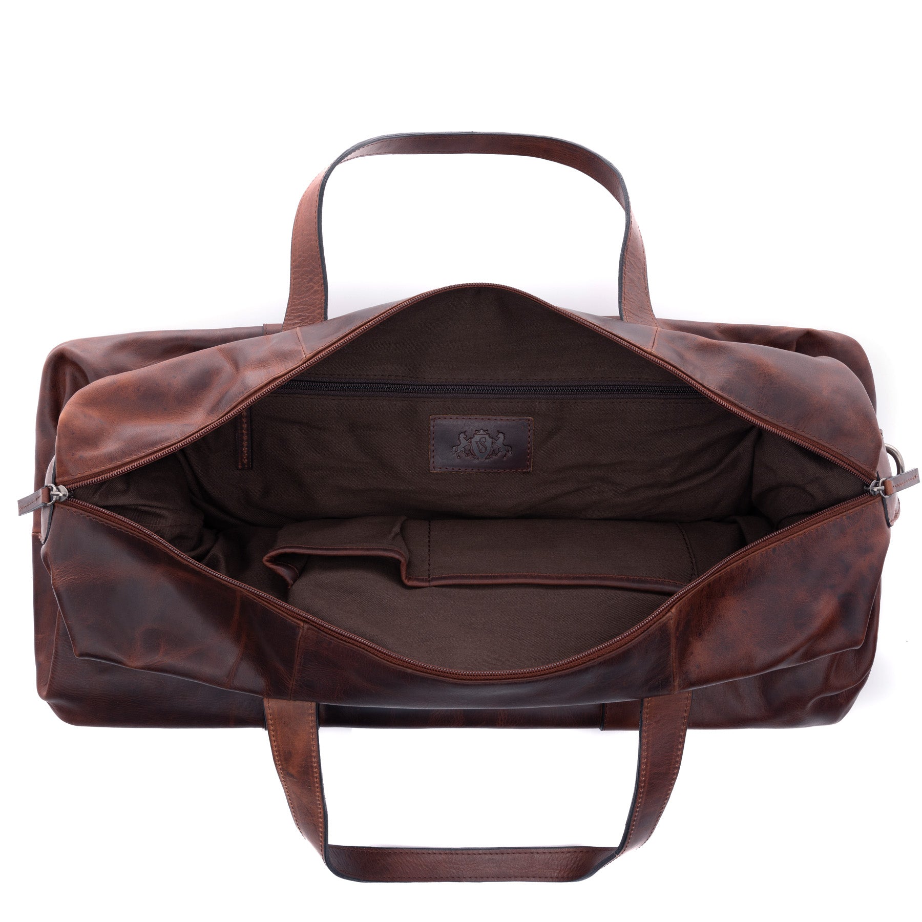 Weekender AUBURN Natur-Leder