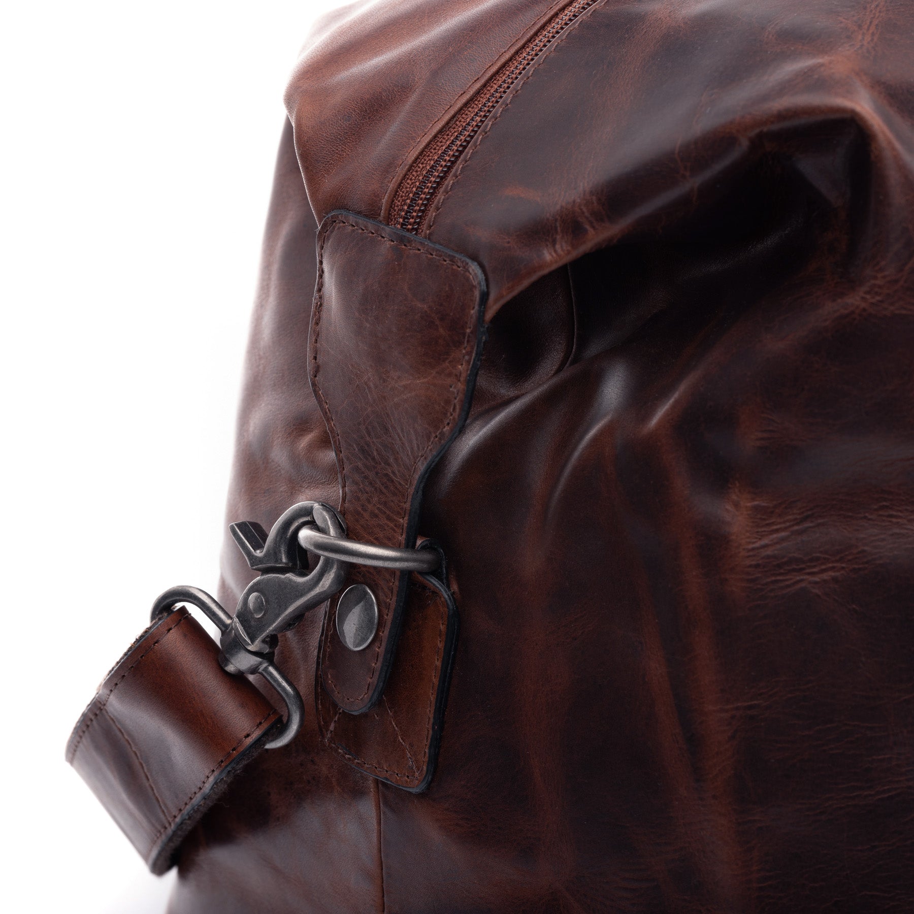 Weekender AUBURN Natur-Leder