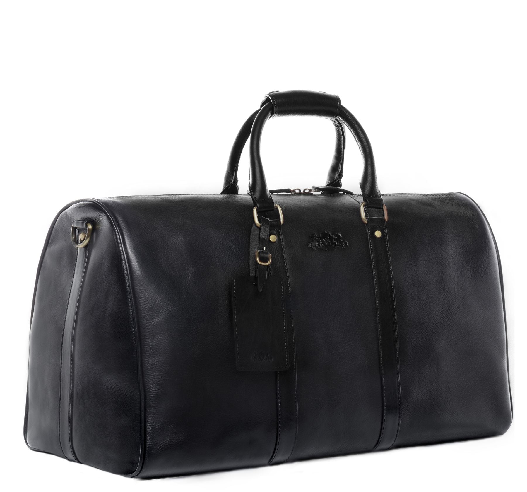 SID & VAIN Reisetasche Leder FRANKLIN schwarz 19386