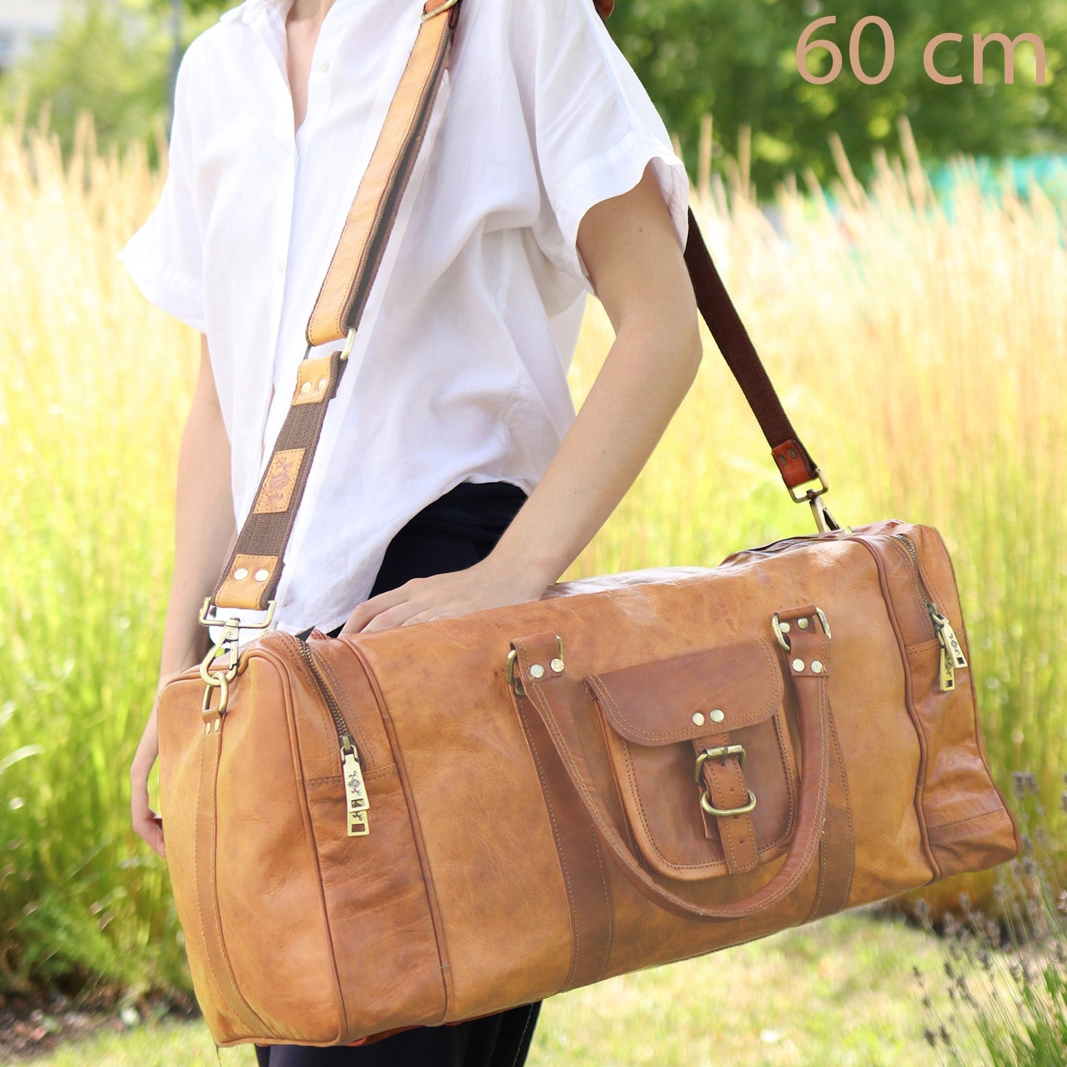 Reisetasche LANDON Naturleder