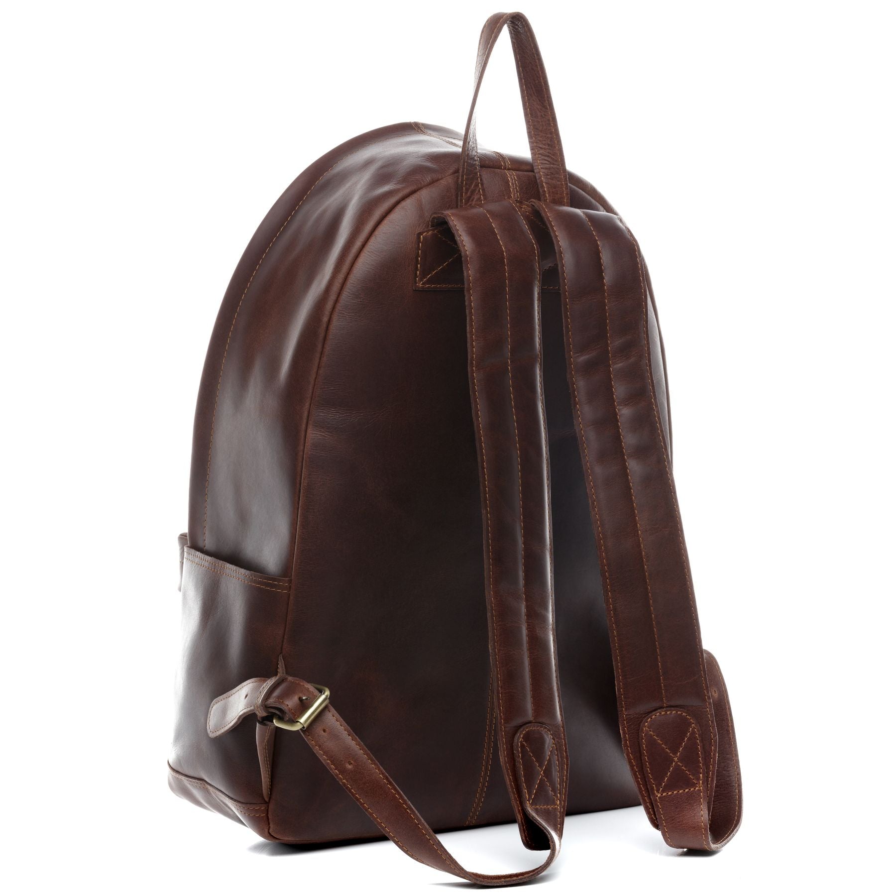 SID & VAIN Rucksack Leder-xl ARCHIE braun-cognac 20109