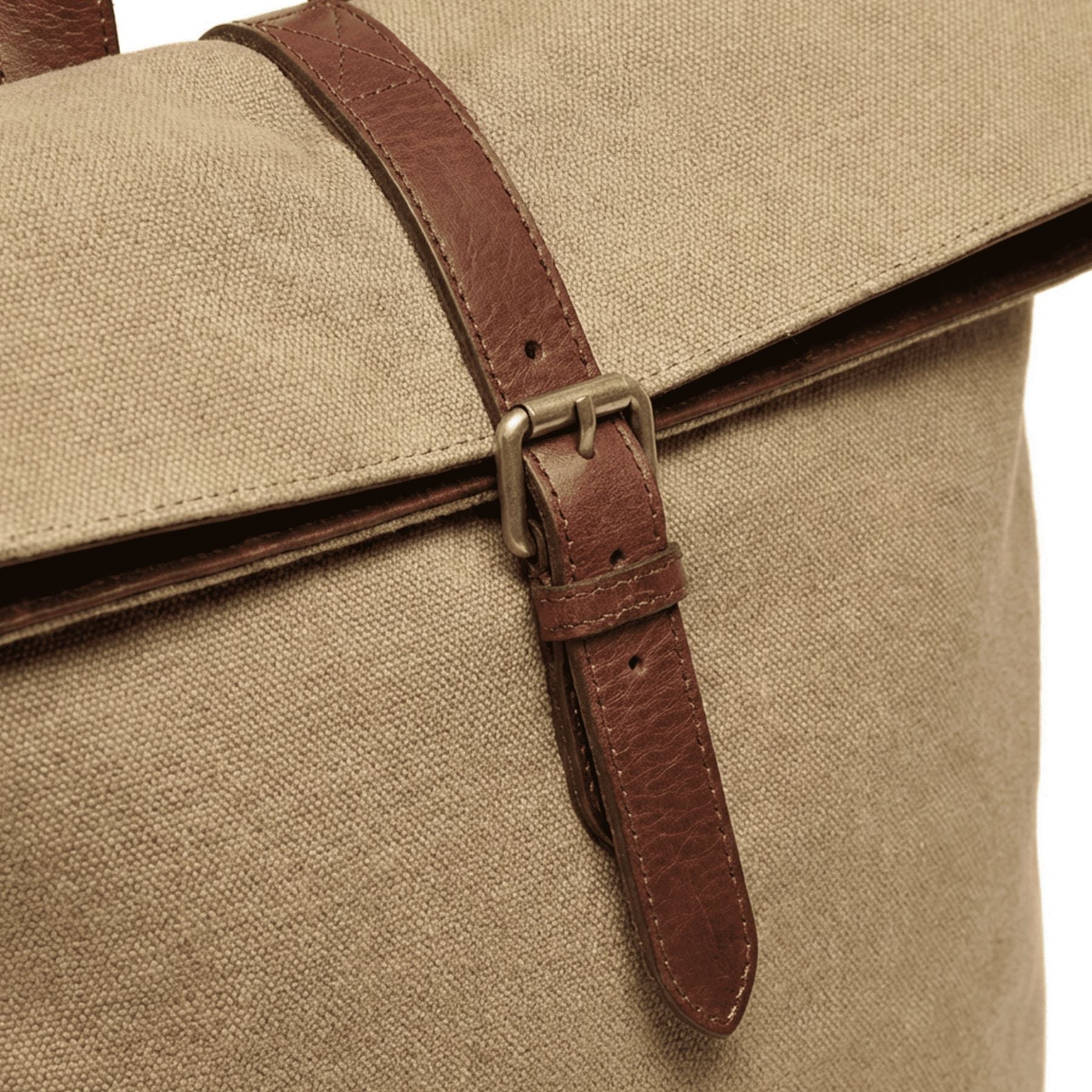 6494-SID & VAIN backpack-rolltop - L - H-93 - TATUM Nature-brown CANVAS-PULL-UP-Detail-2