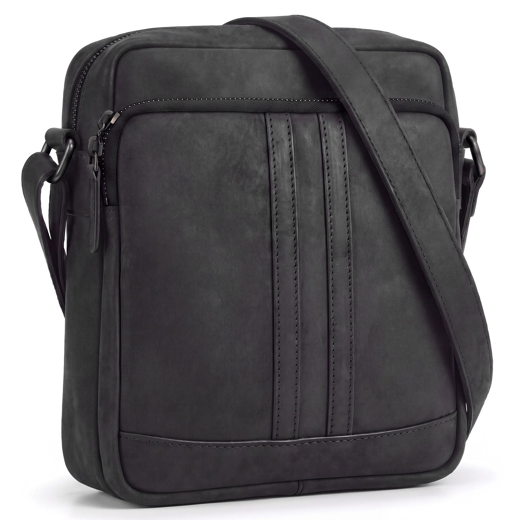 Schultertasche ASHTON Natur-Leder