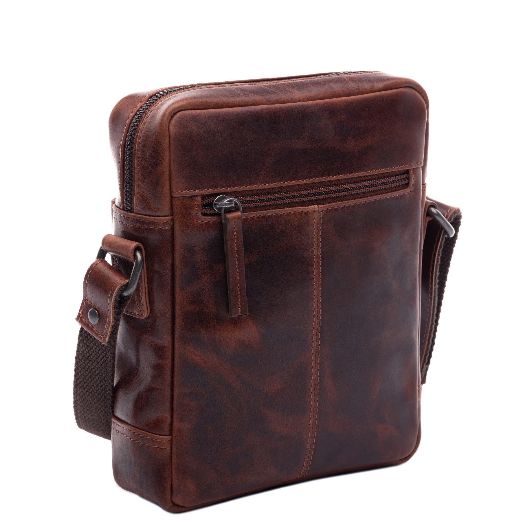 Schultertasche DUBLIN Glattleder