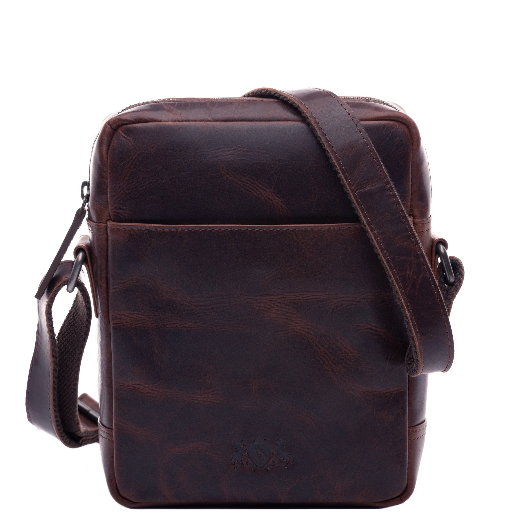 Schultertasche DUBLIN Glattleder