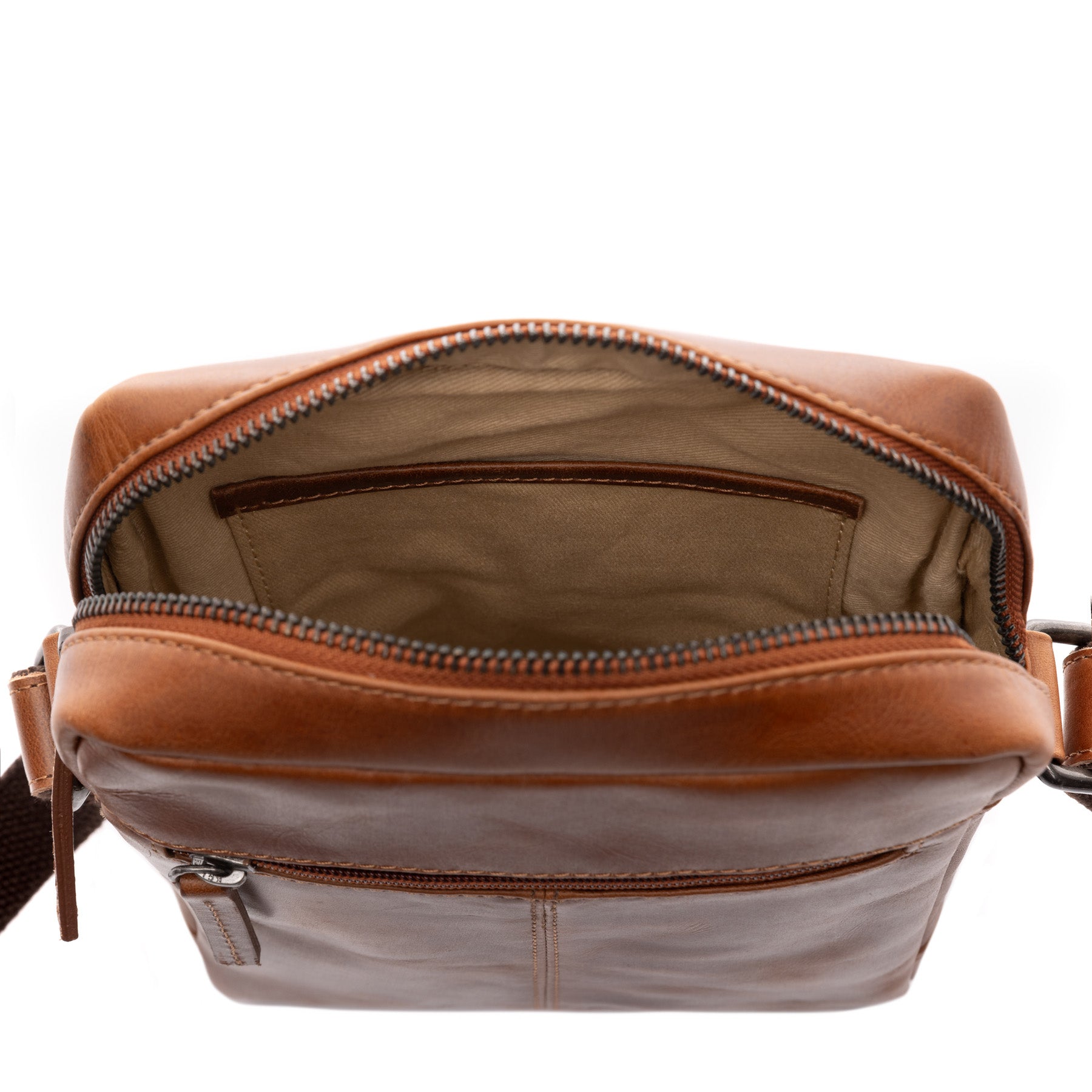 Schultertasche DUBLIN Glattleder
