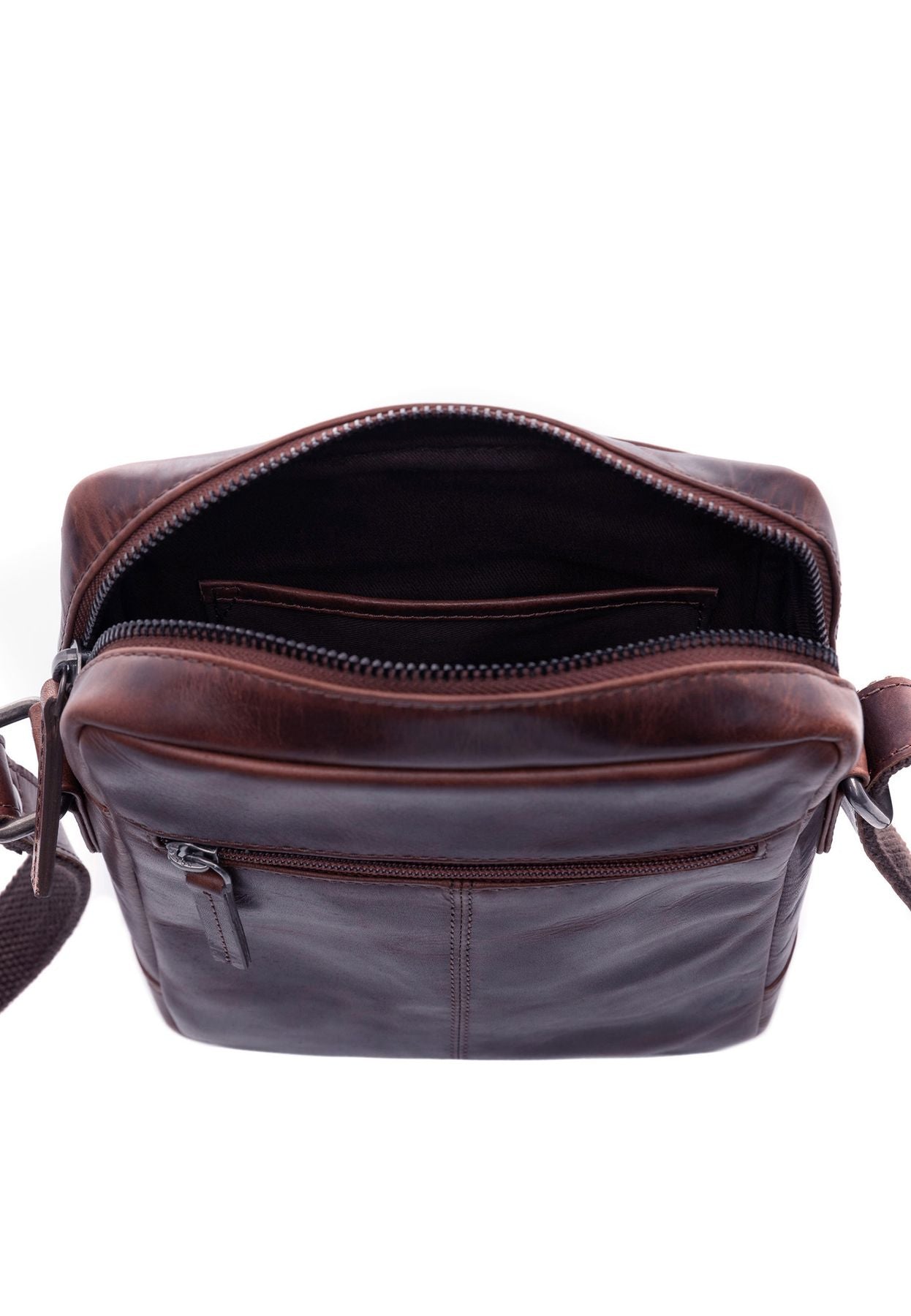 Schultertasche DUBLIN Glattleder