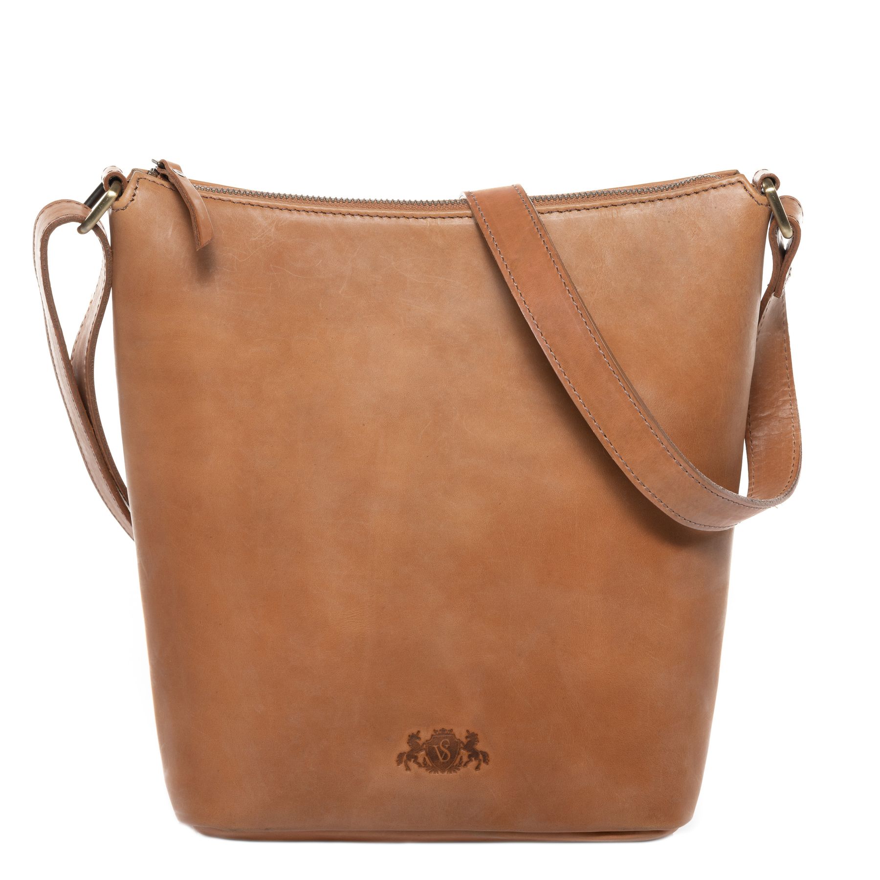 SID & VAIN Hobo Bag Leder-crossbody HEATHROW natural-light-tan 34562