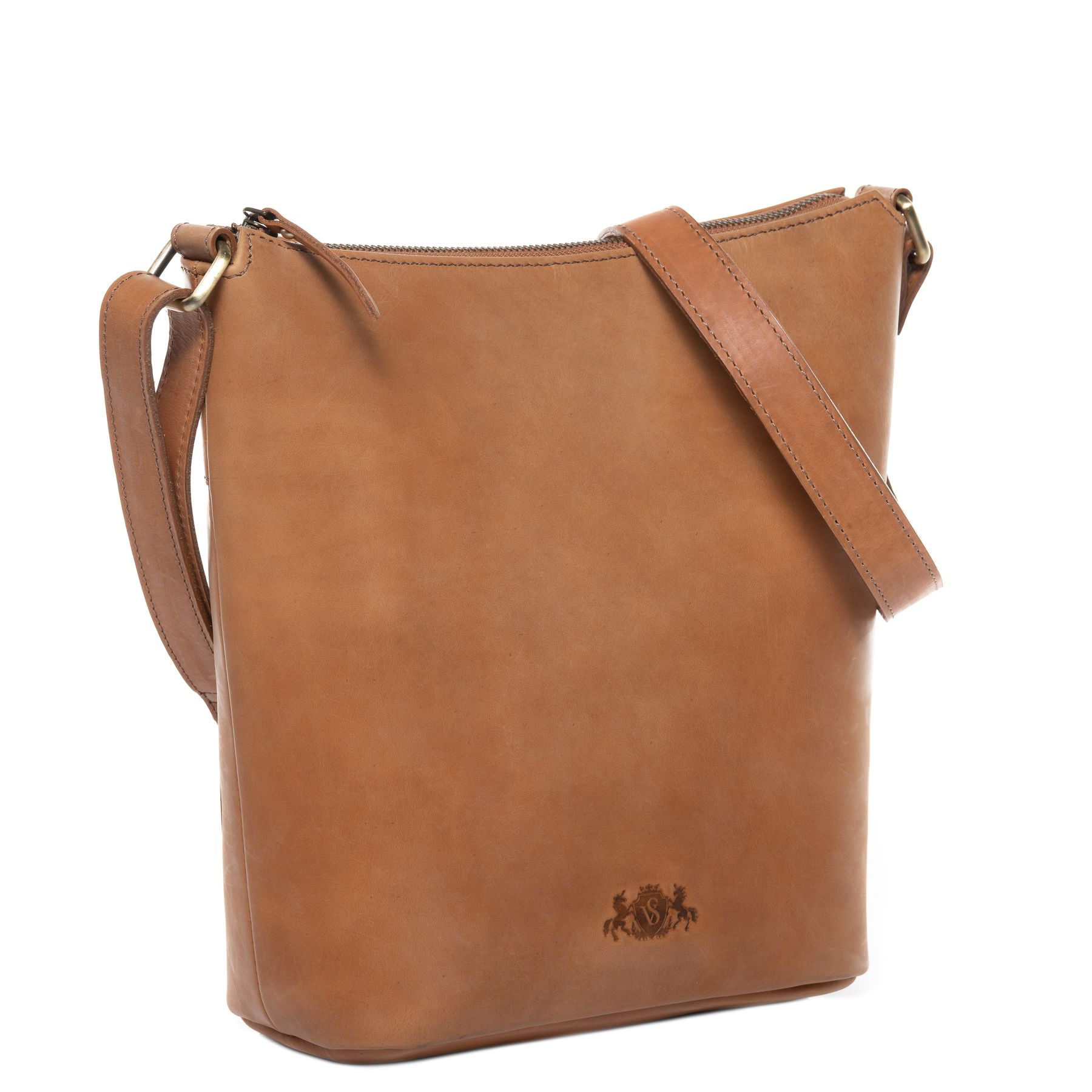 SID & VAIN Hobo Bag Leder-crossbody HEATHROW natural-light-tan 34561