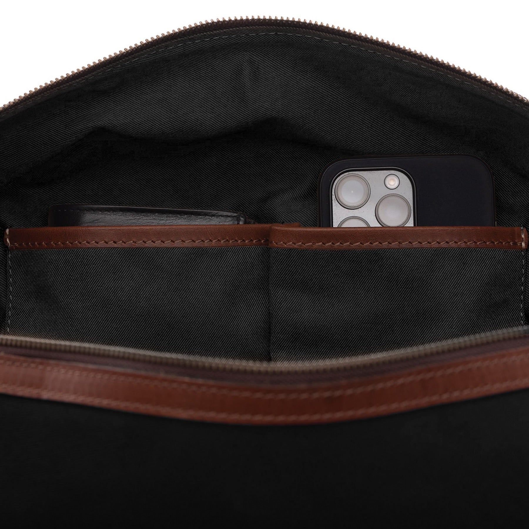 6456-SID & VAIN travel-l - L - H-75 - Lennox -brown CANVAS-PULL-UP-Detail-2