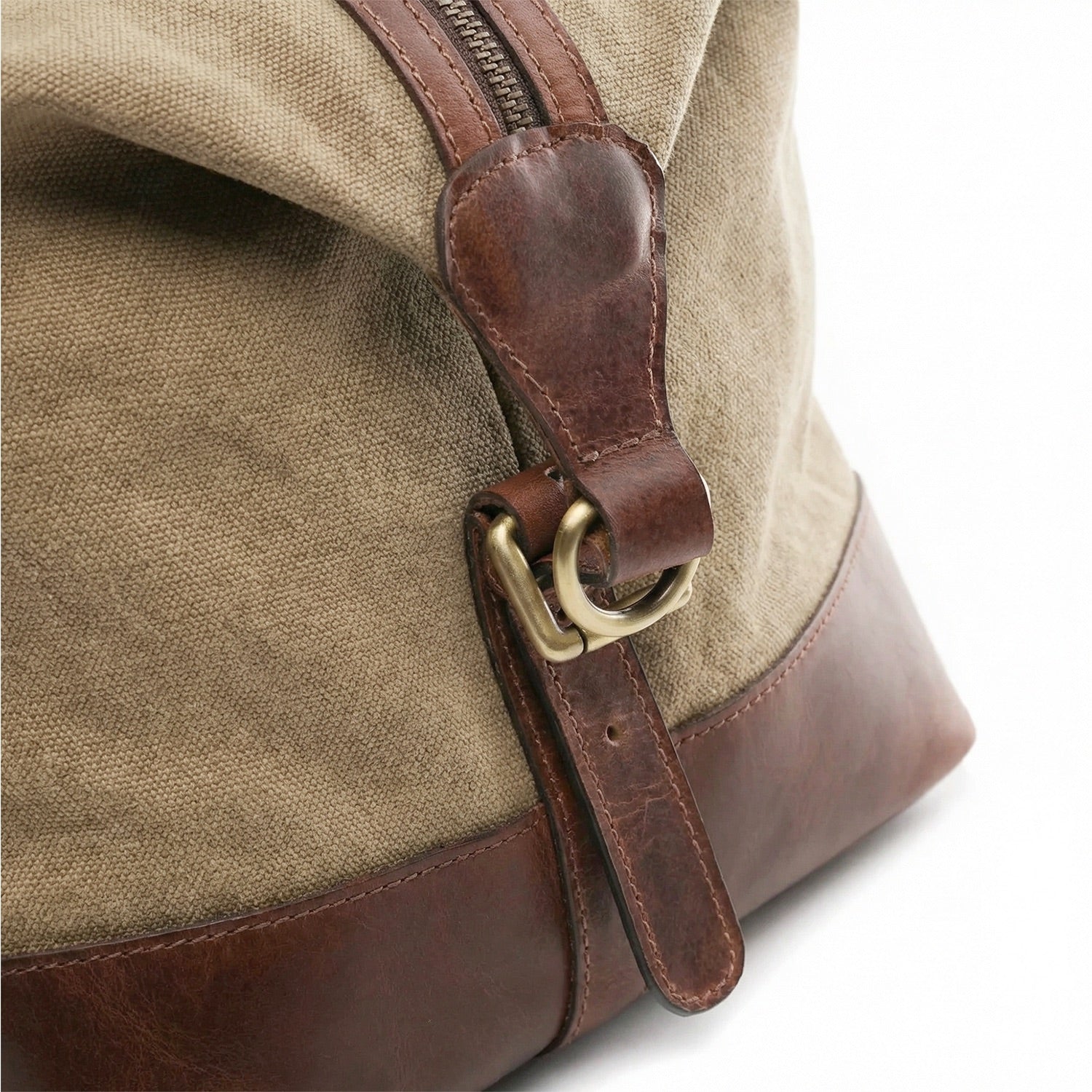 6498-SID & VAIN travel-l - L - H-75 - Lennox -brown CANVAS-PULL-UP-Detail-3