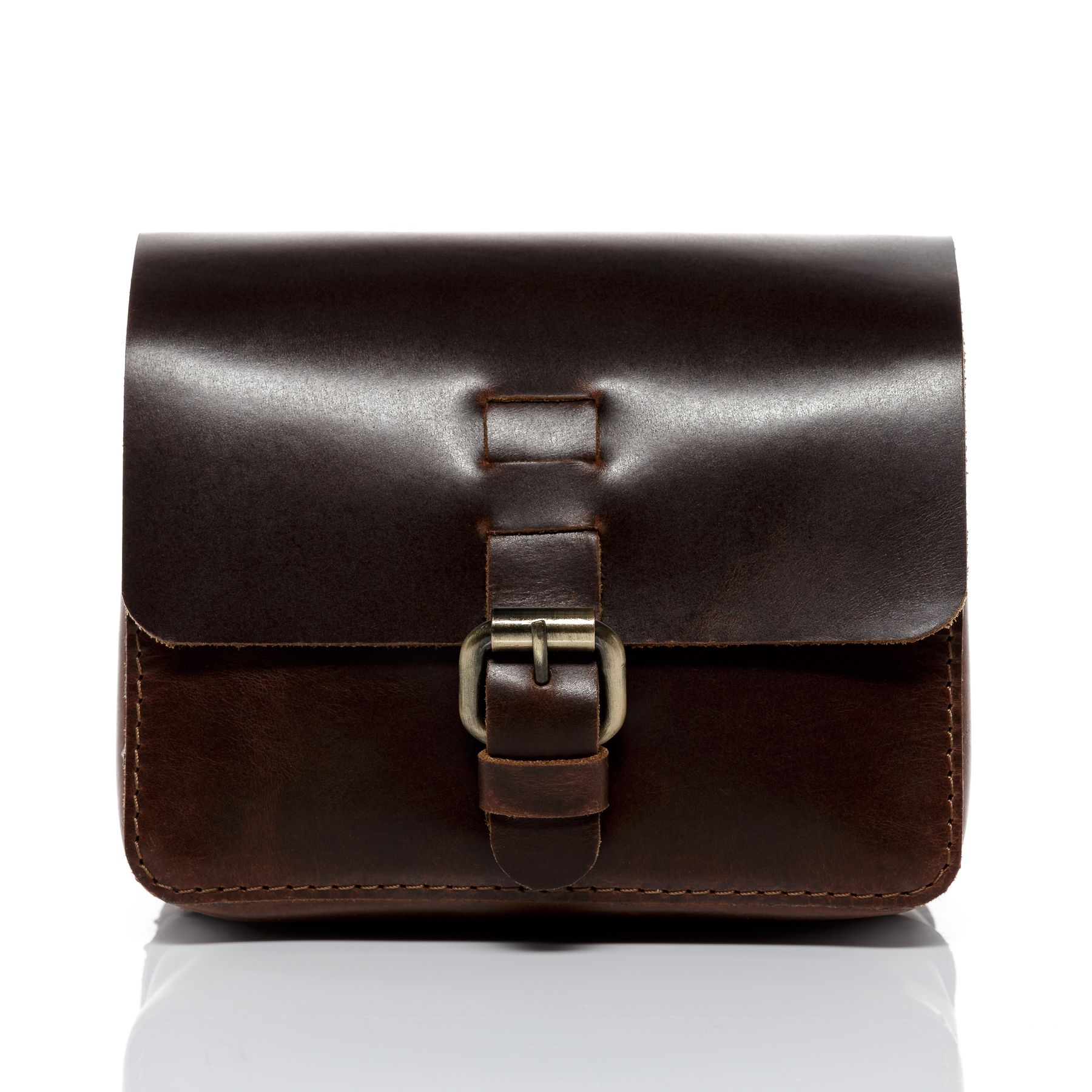 SID & VAIN Hüfttasche & Umhängetasche Leder klein HEATHROW braun-cognac 13686