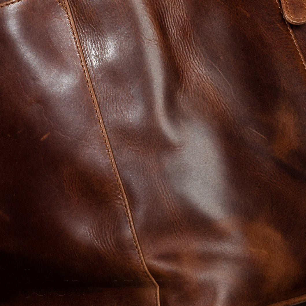 nahaufnahme von pullup leder