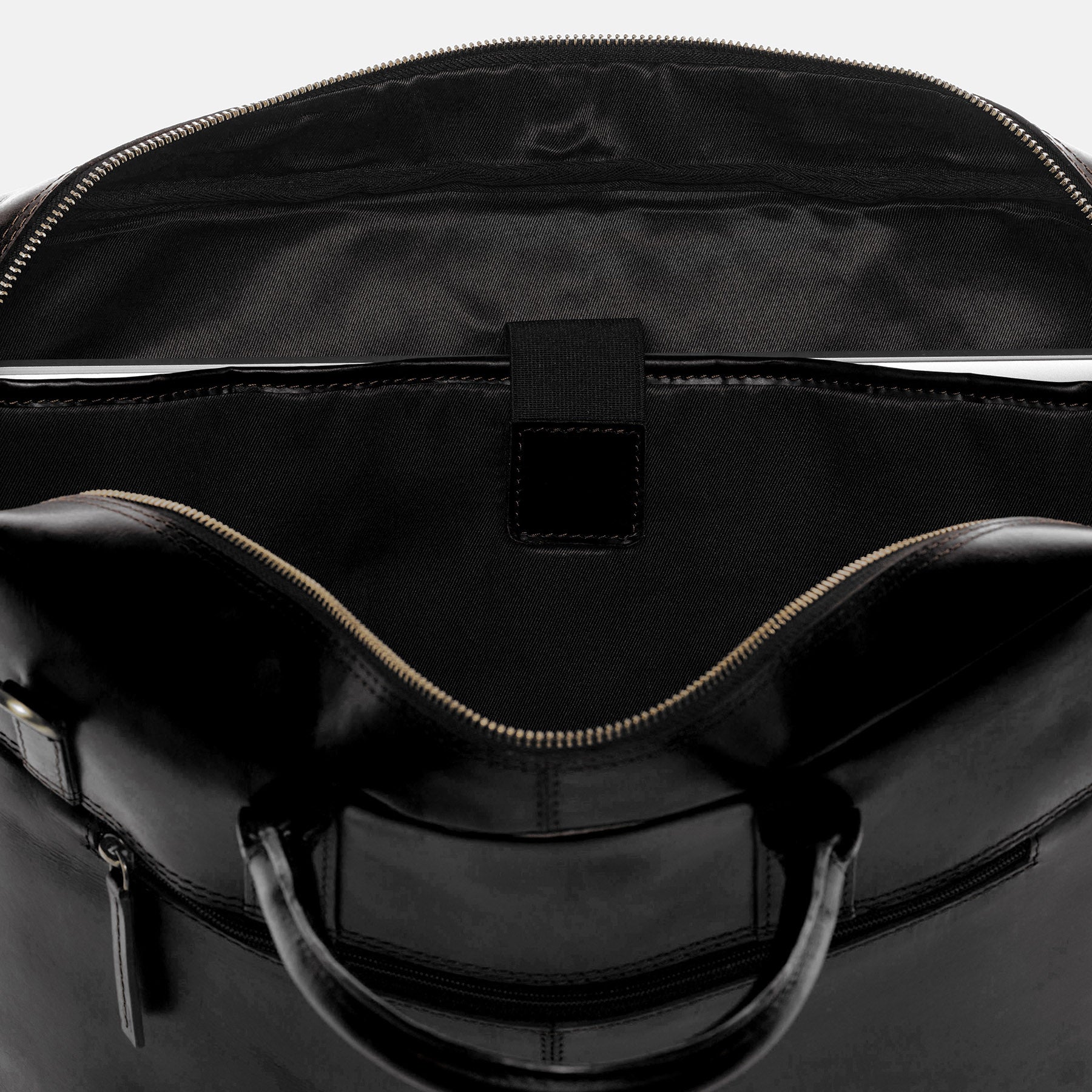 Laptop bag DIXON smooth leather black