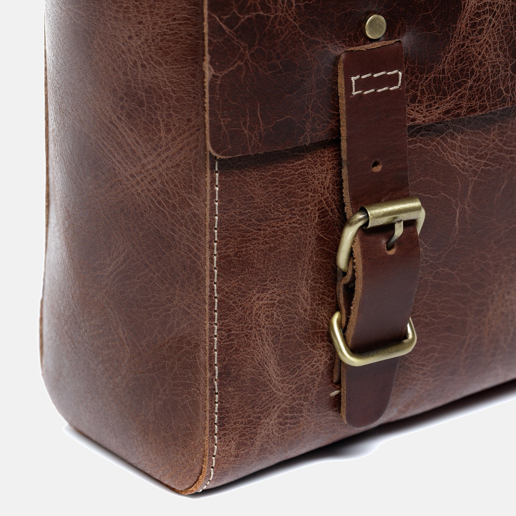 Messenger bag DUNCAN Vintage-Leder vintage-braun