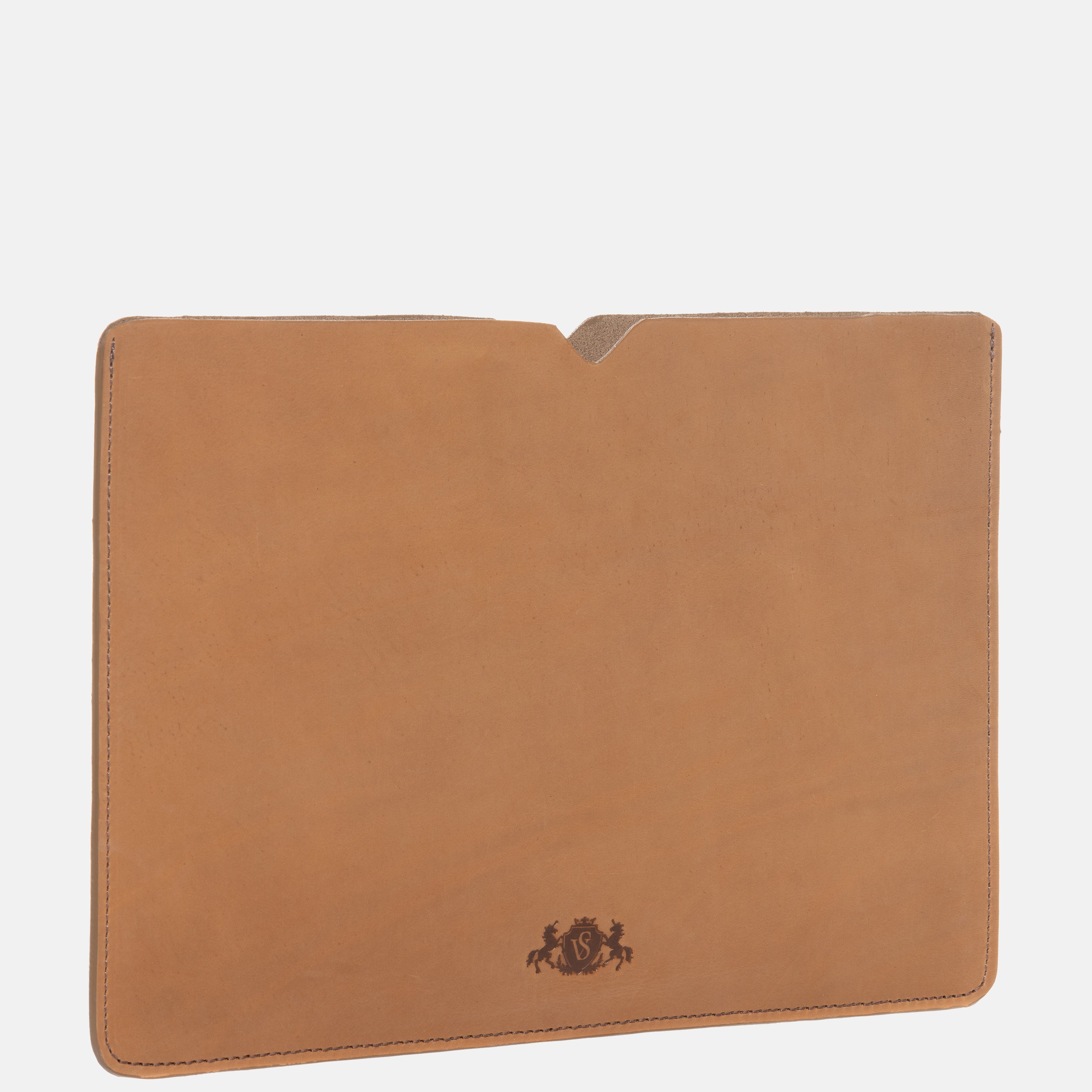 Laptop sleeve RORY smooth leather brown