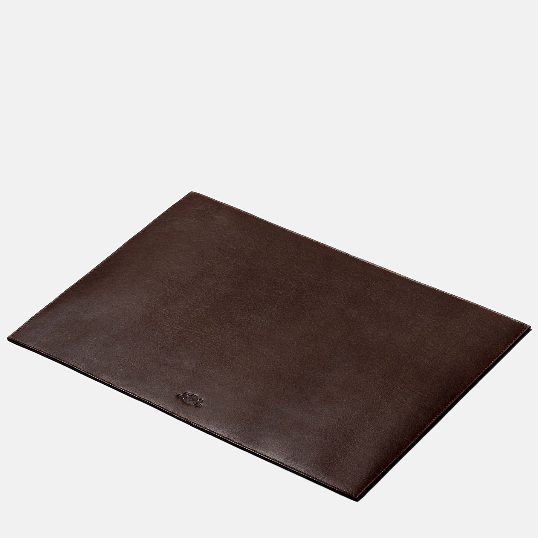 Desk pad ELLIOT buffalo leather brown