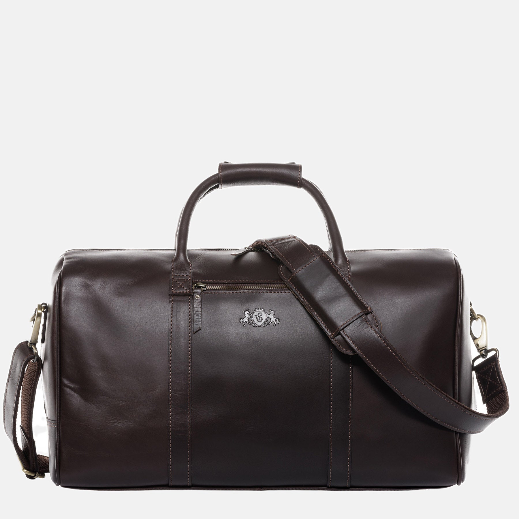 Travel bag CHAD buffalo leather brown