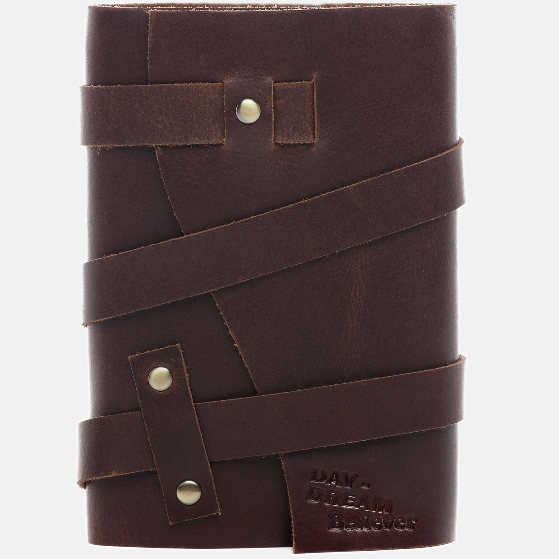 Notebook DAYDREAM BELIEVER natural leather brown-cognac