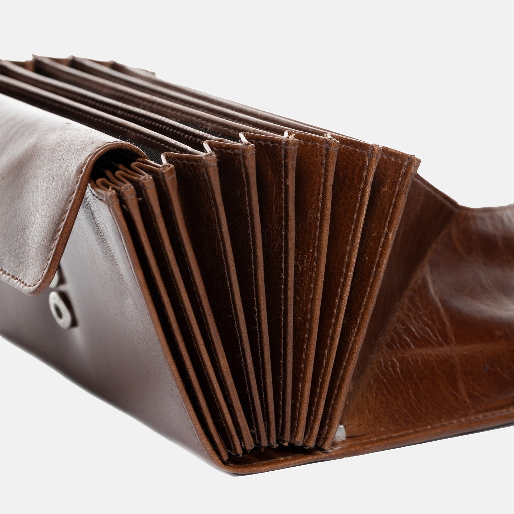 Waiter wallet ABERDEEN natural leather light brown