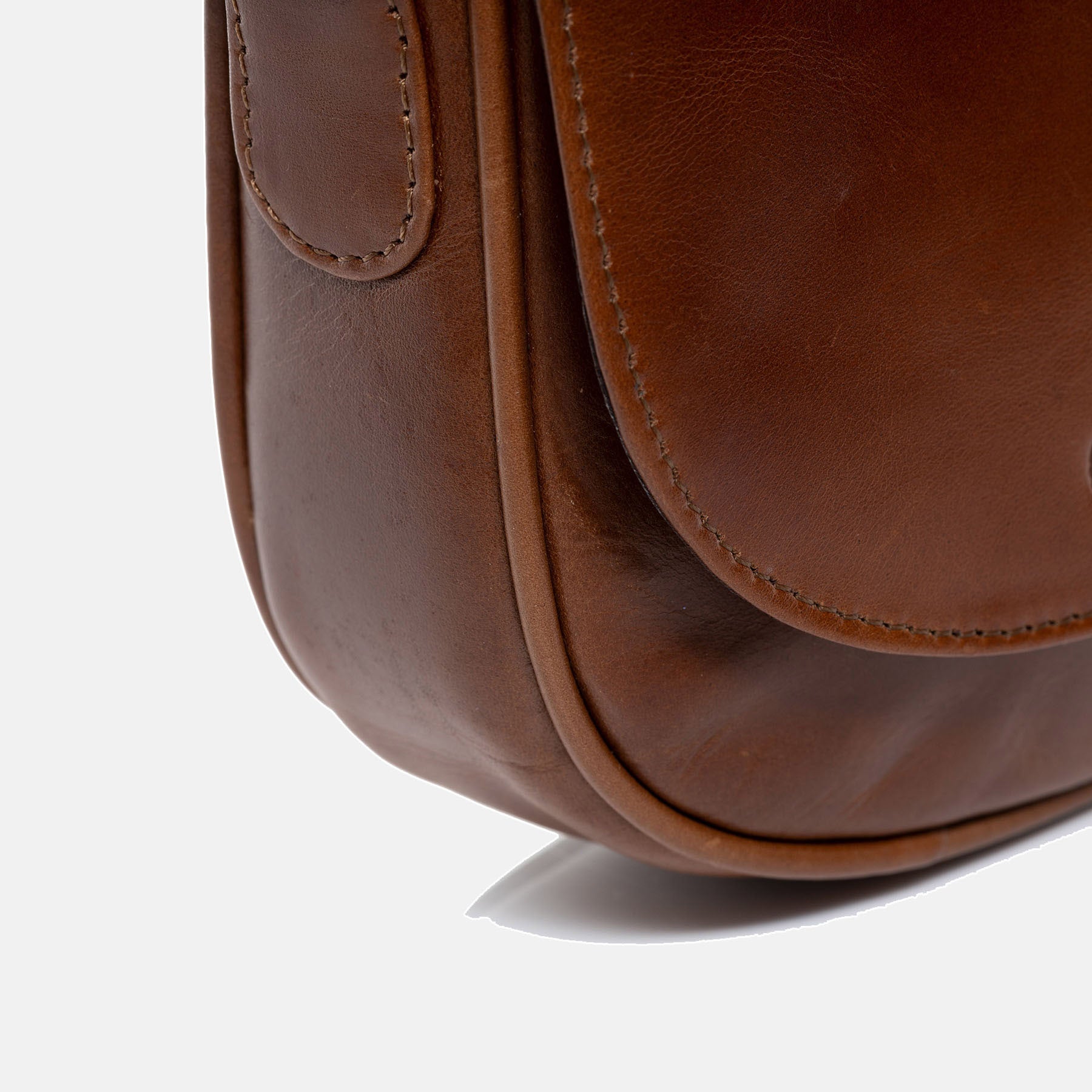Shoulder bag BRIGHTON natural leather light brown