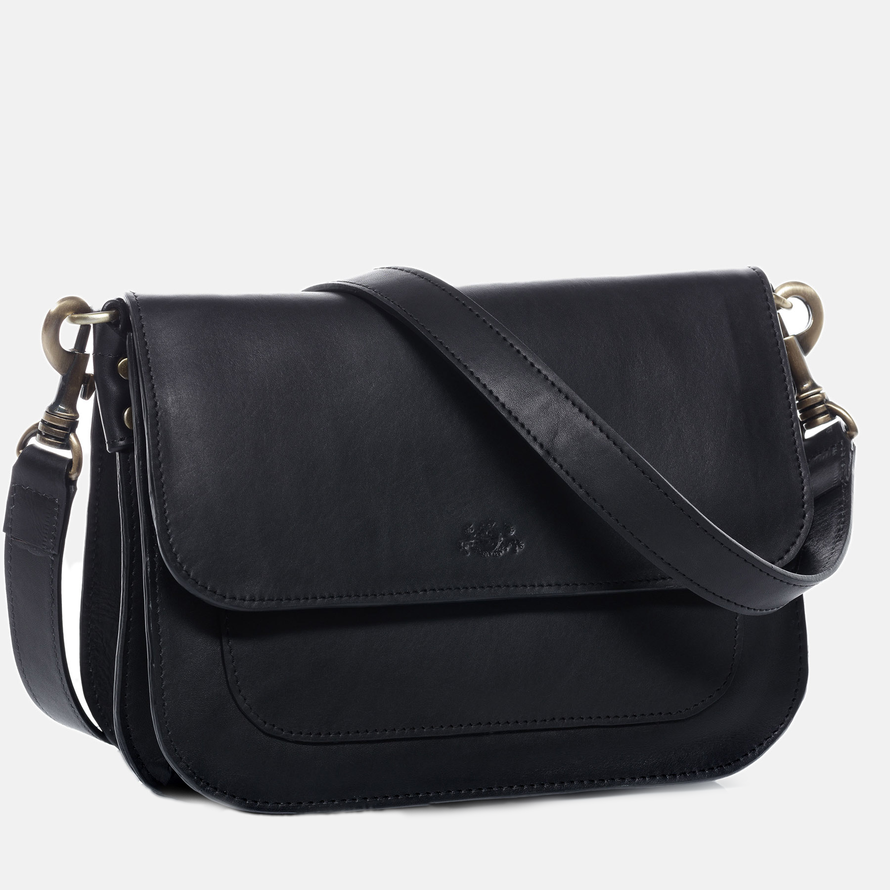 Shoulder bag FRAN smooth leather black